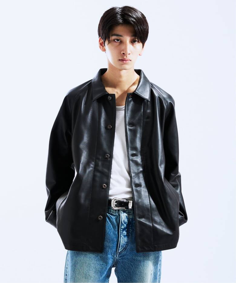 Schott / ショット 別注 カバーオール（レザージャケット）｜JOURNAL 