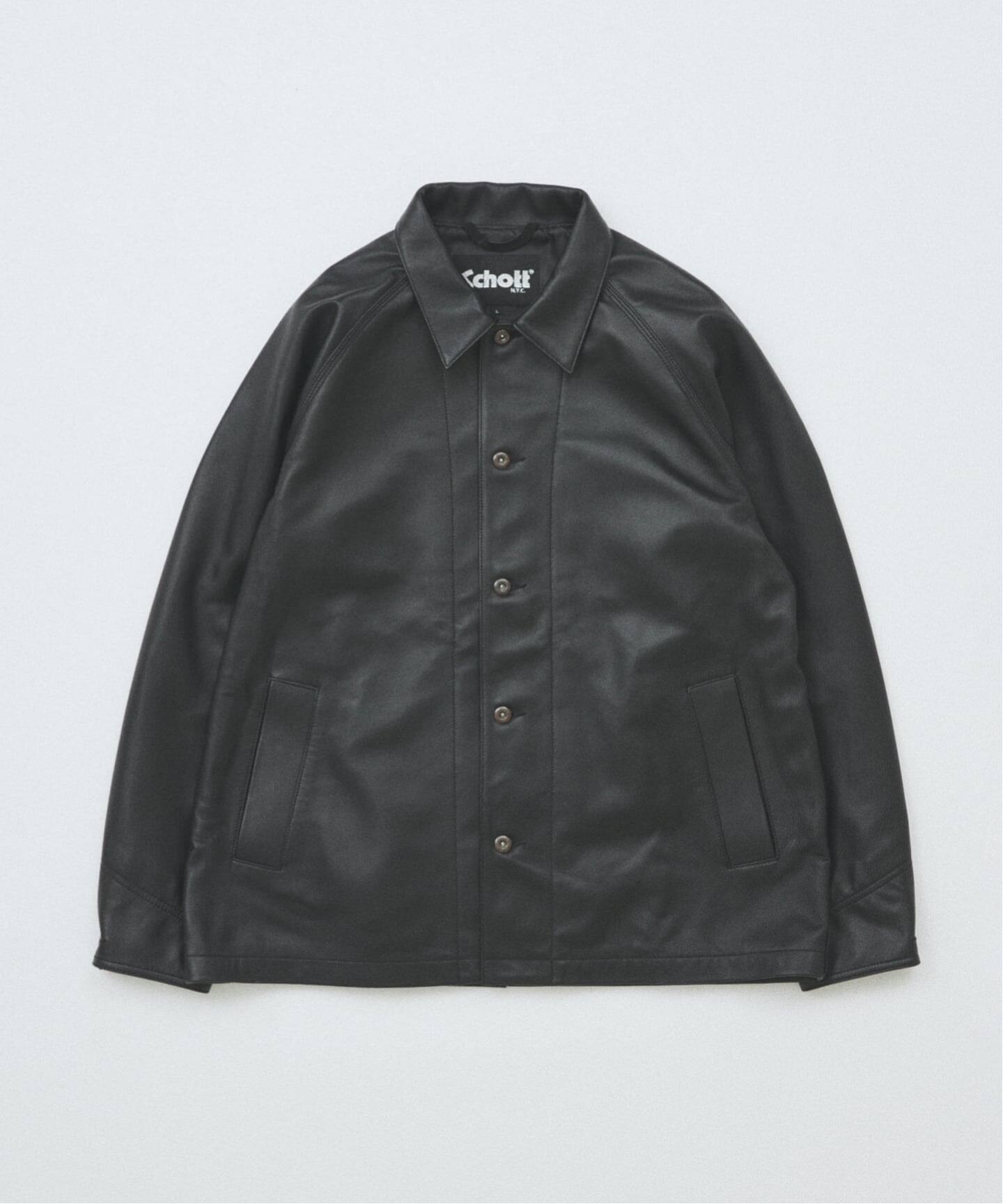 Schott / ショット 別注 カバーオール（レザージャケット）｜JOURNAL 