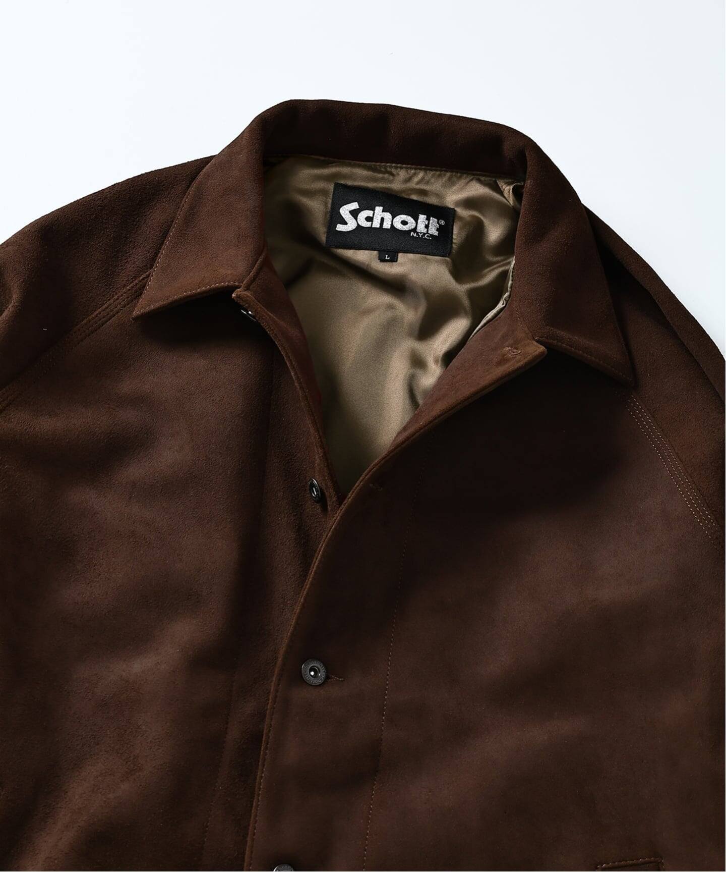 Schott / ショット 別注 スエード カバーオール（レザージャケット 