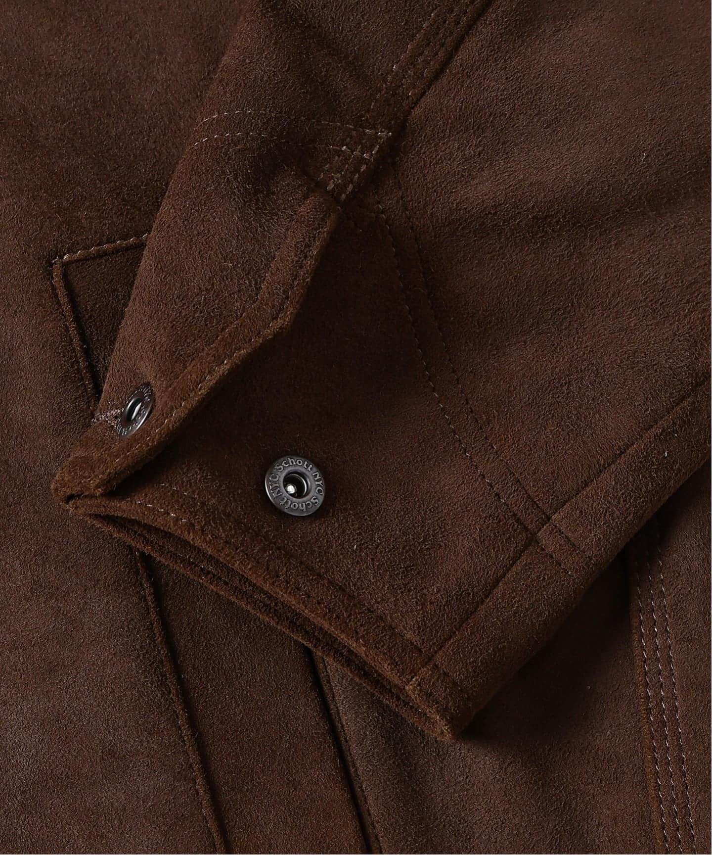 Schott / ショット 別注 スエード カバーオール（レザージャケット