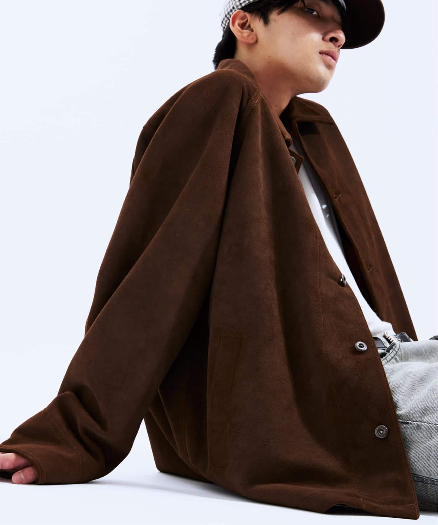 Schott / ショット 別注 スエード カバーオール（レザージャケット