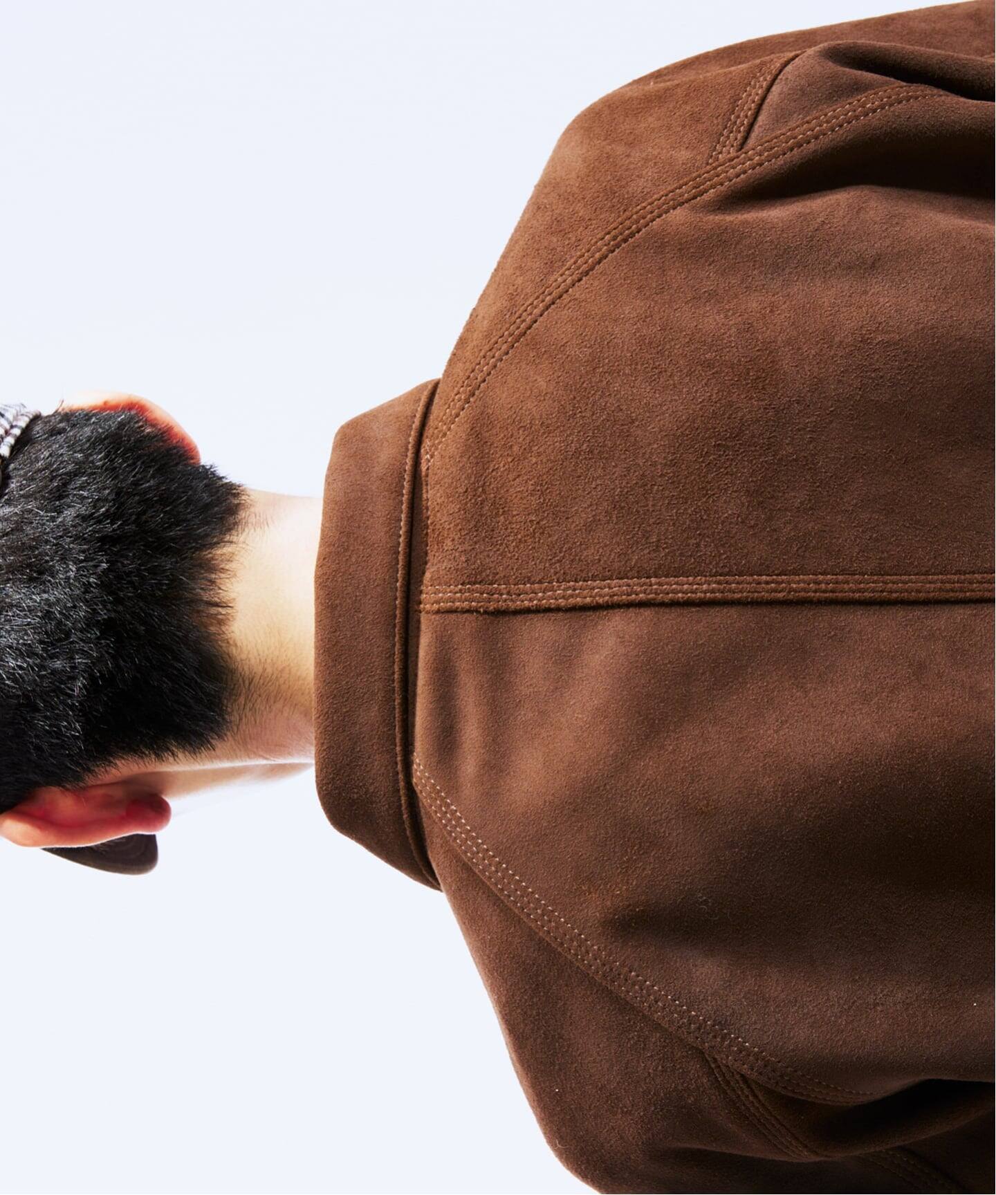 Schott / ショット 別注 スエード カバーオール（レザージャケット