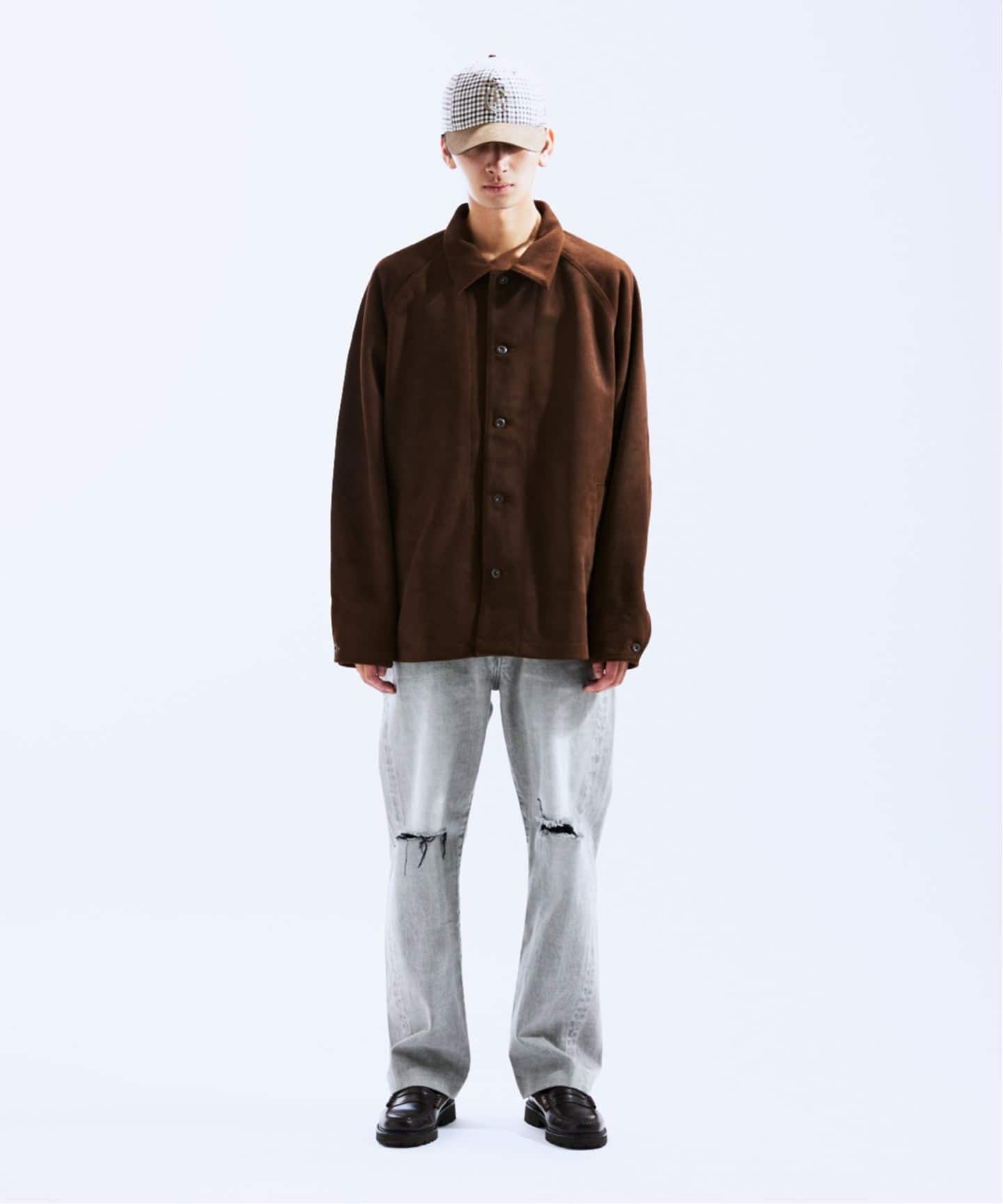 Schott / ショット 別注 スエード カバーオール（レザージャケット