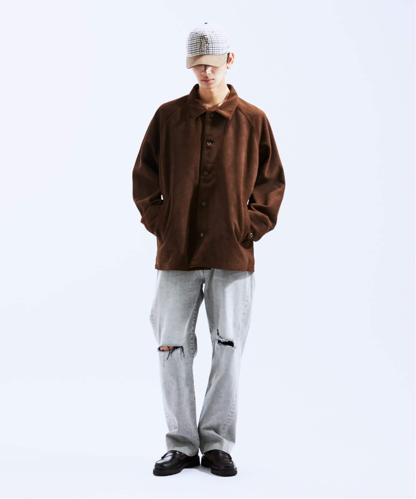 Schott / ショット 別注 スエード カバーオール（レザージャケット