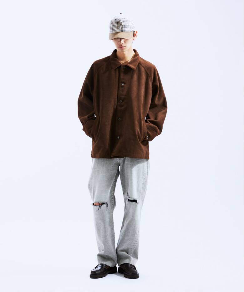 Schott / ショット 別注 スエード カバーオール（レザージャケット 