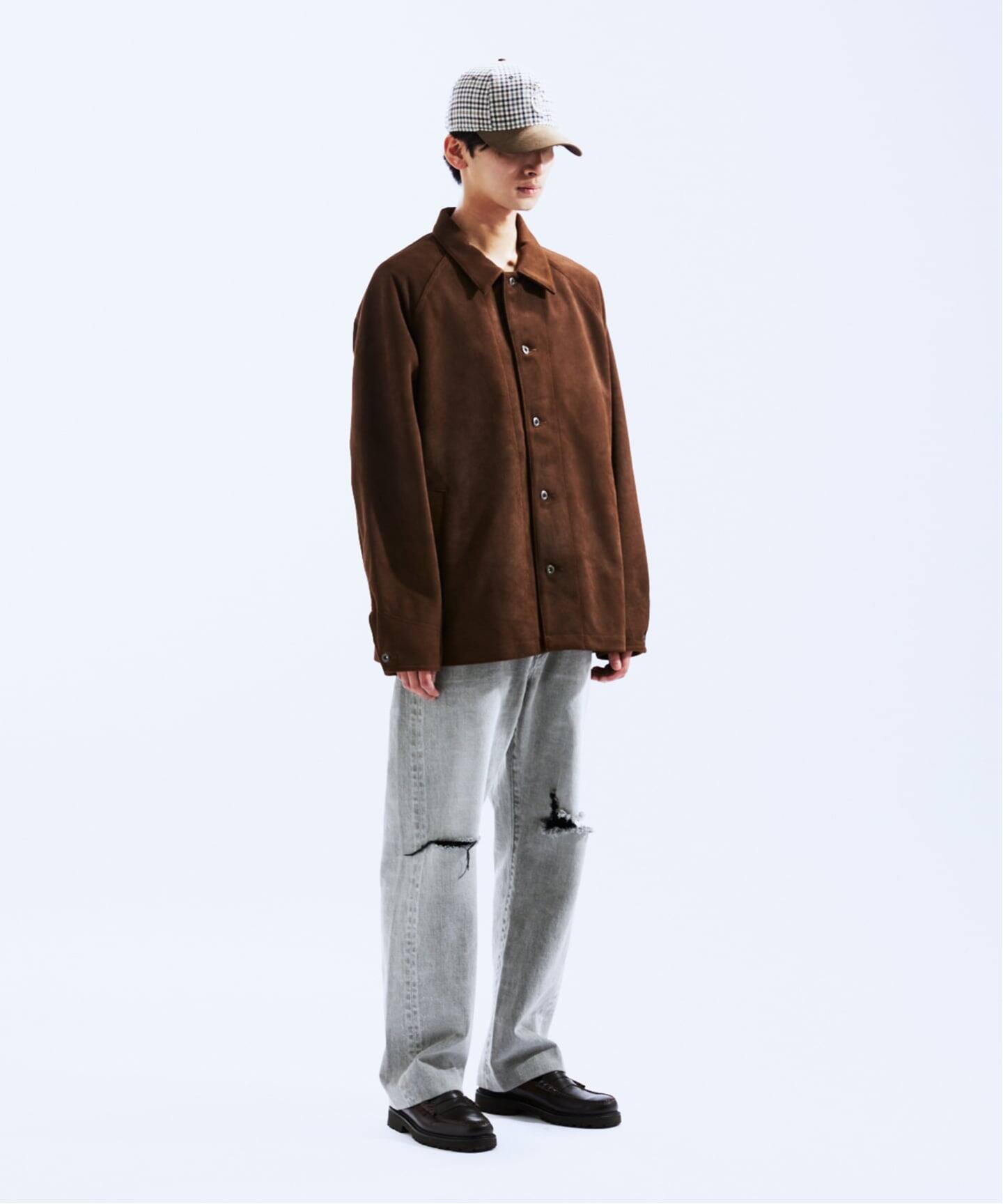 Schott / ショット 別注 スエード カバーオール（レザージャケット