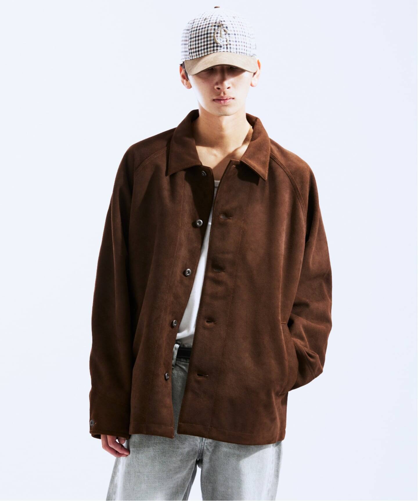 Schott / ショット 別注 スエード カバーオール（レザージャケット