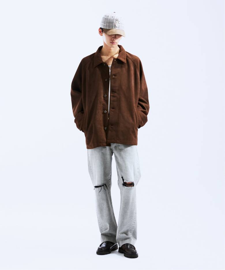 Schott / ショット 別注 スエード カバーオール（レザージャケット 