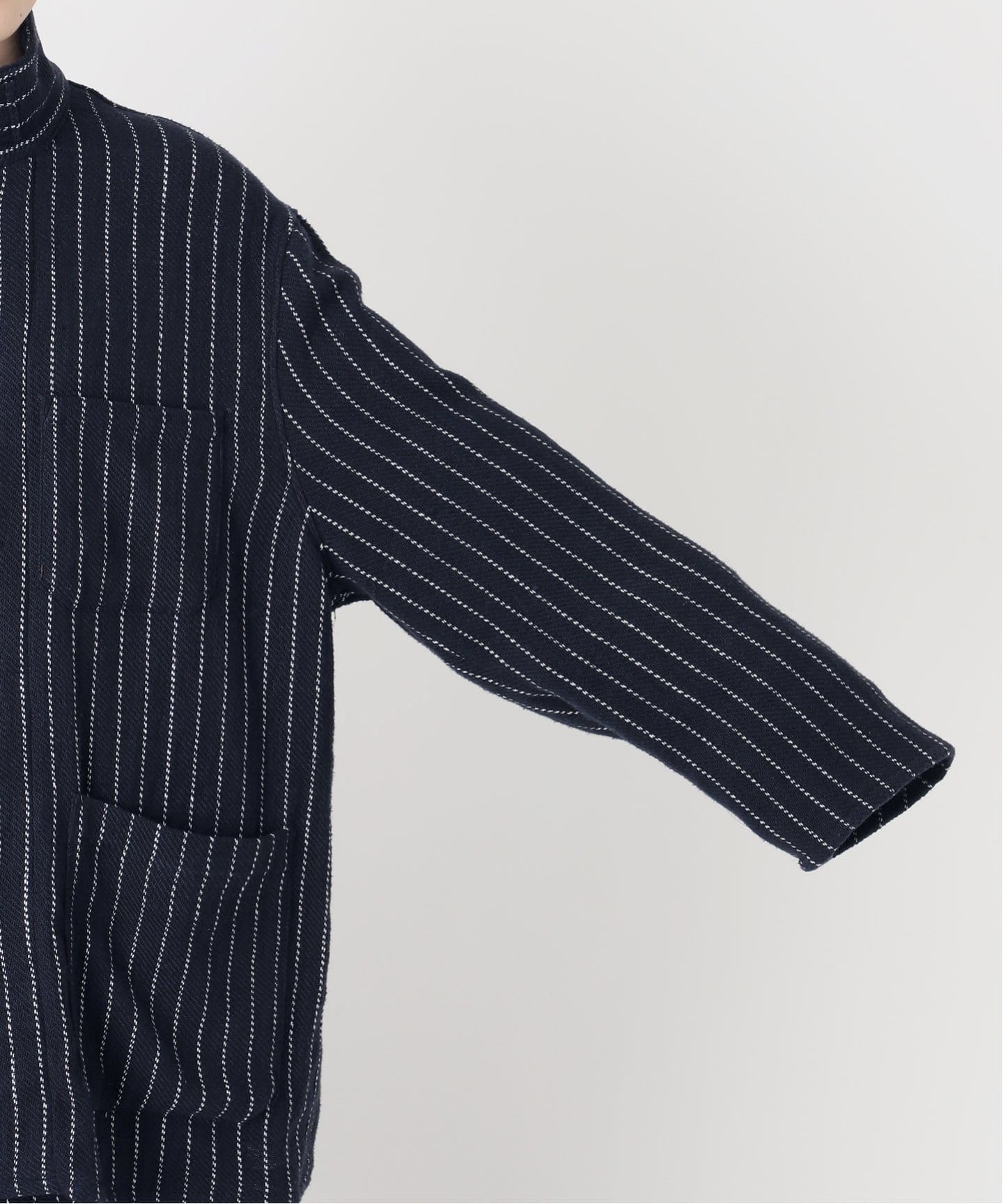 FOLL/フォル】khadi cotton stripe jacket（その他ブルゾン／アウター