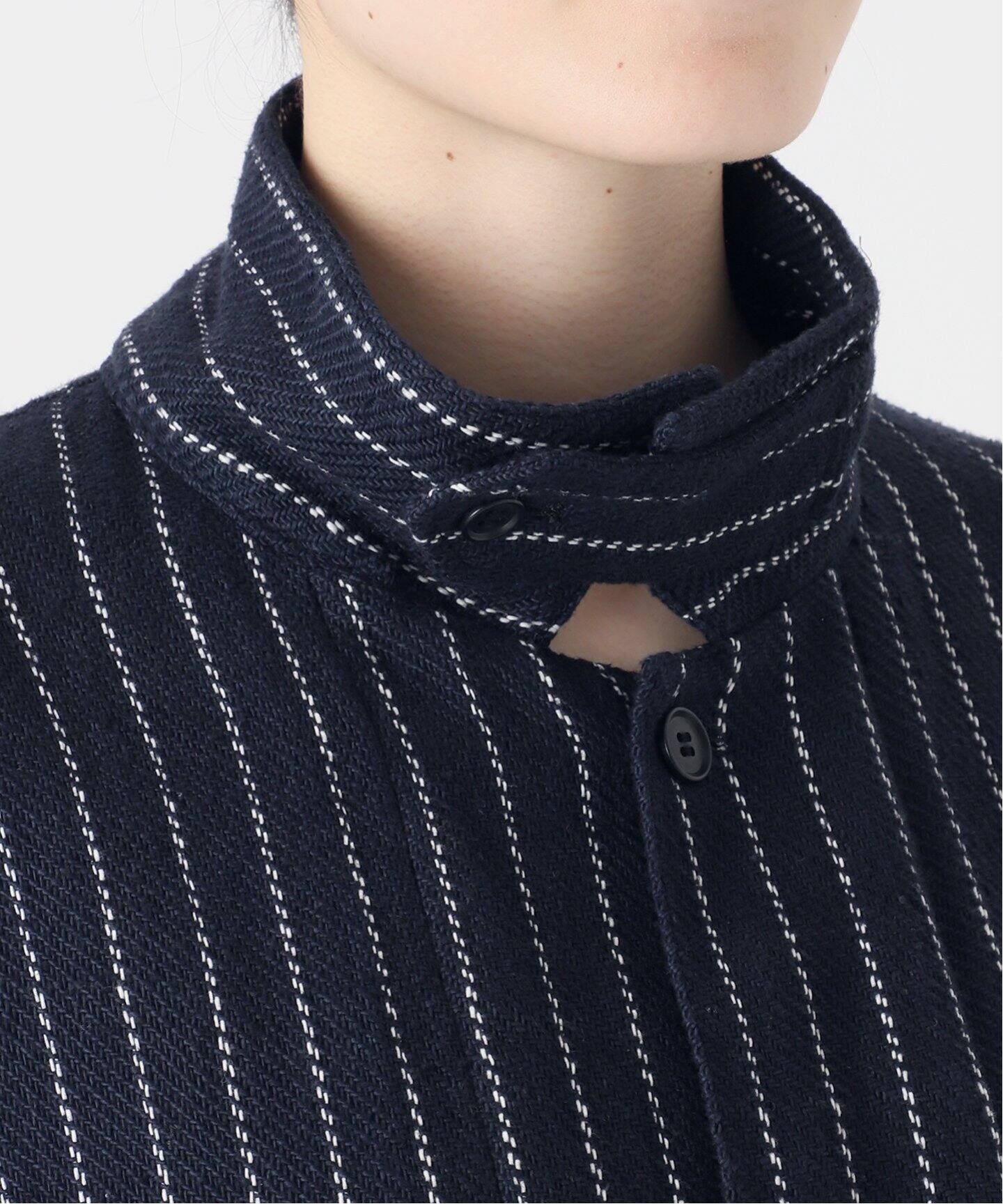FOLL/フォル】khadi cotton stripe jacket（その他ブルゾン／アウター