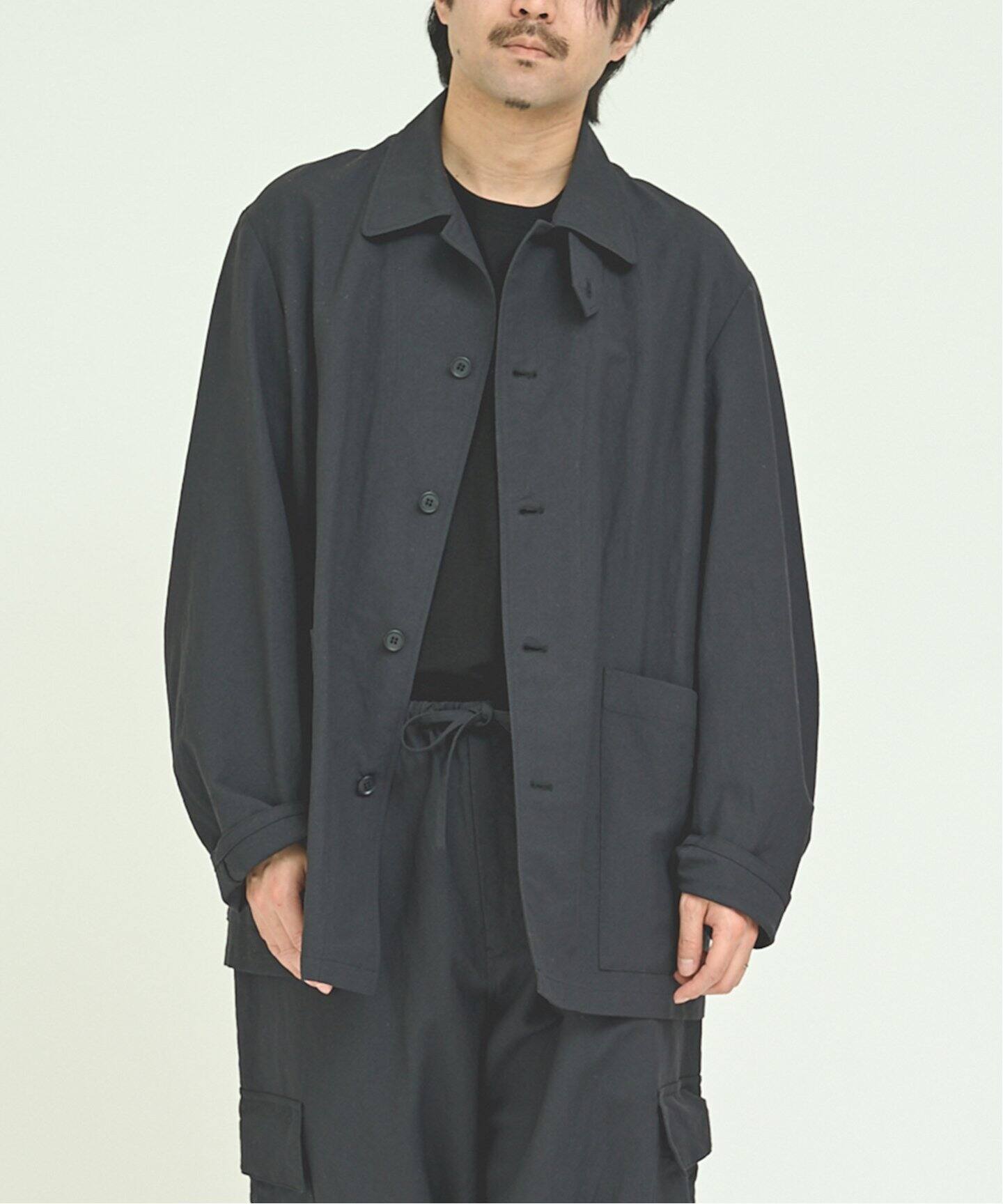 FOLL / フォル】wool paper daily work jacket（テーラードジャケット 