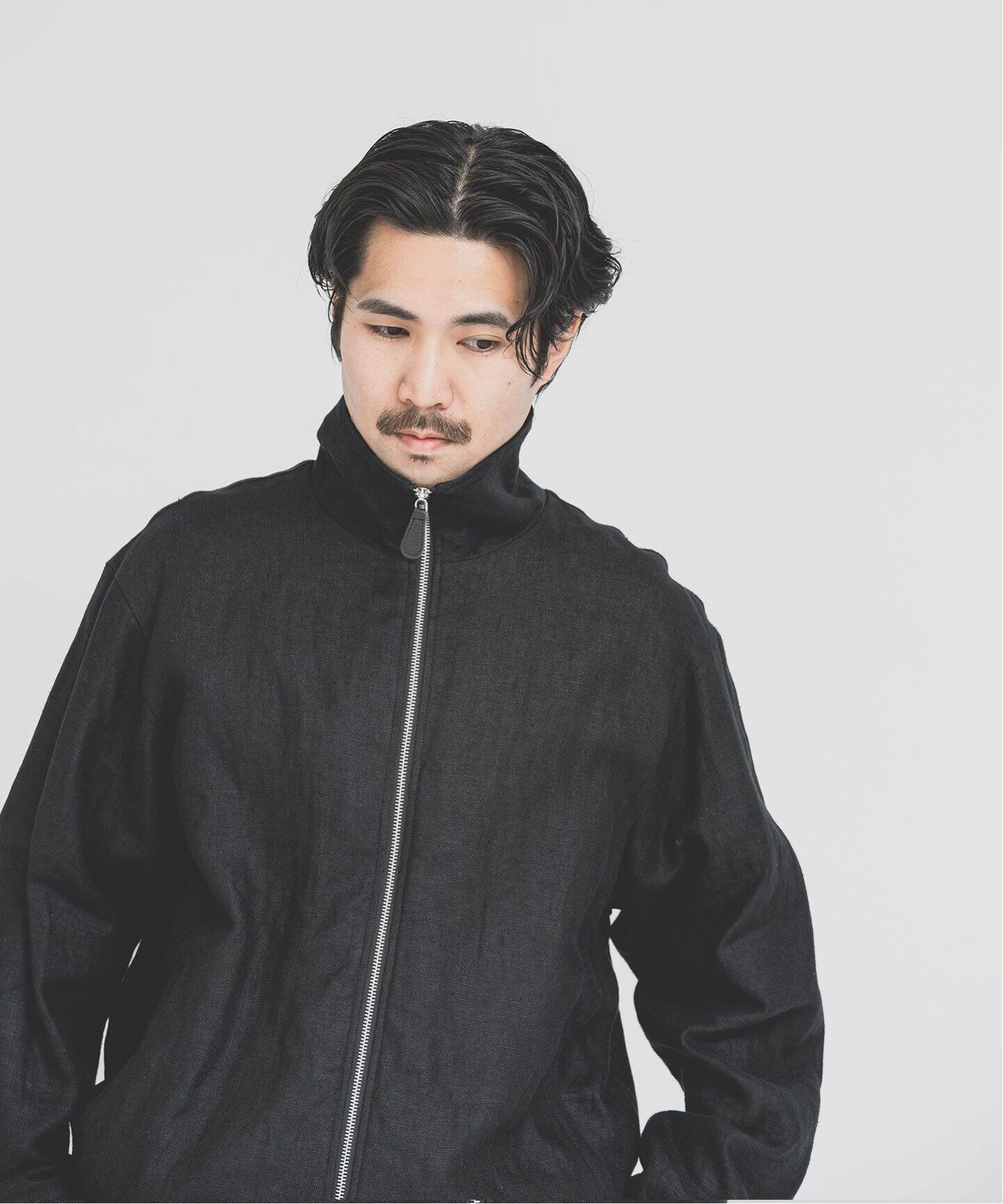 FOLL / フォル】wet linen track jacket（その他ブルゾン／アウター 