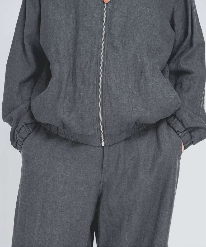 FOLL / フォル】wet linen track jacket（その他ブルゾン／アウター 