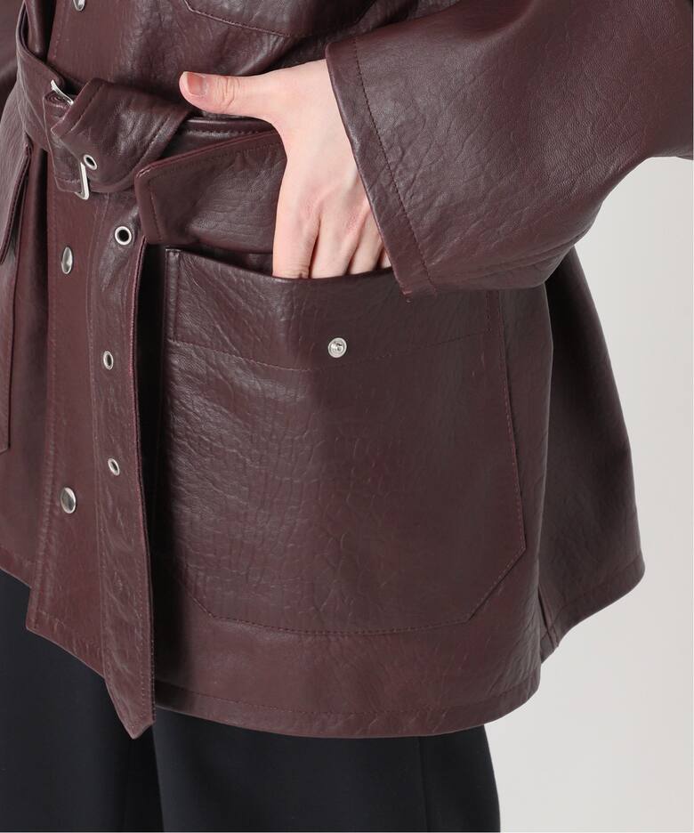 FOLL/フォル】new zealand lamb leather wardrobe blouso（その他 