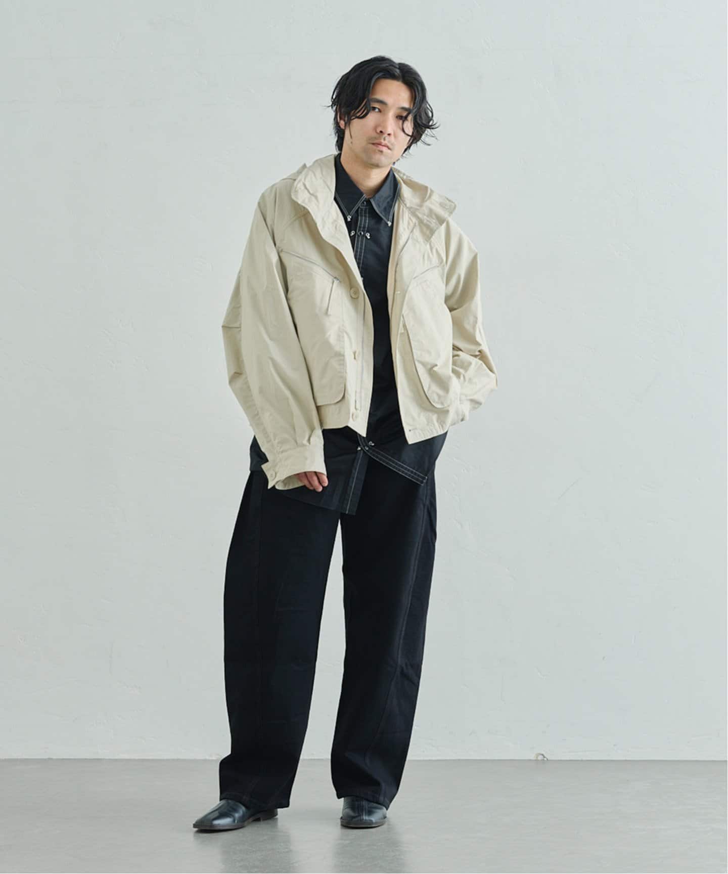 ★送料関税込★LEMAIRE ルメール コットン パラシュート ドレス LEMAIRE / PARACHUTE DRESS -CHARCOAL- | LA VILLA ROUGE