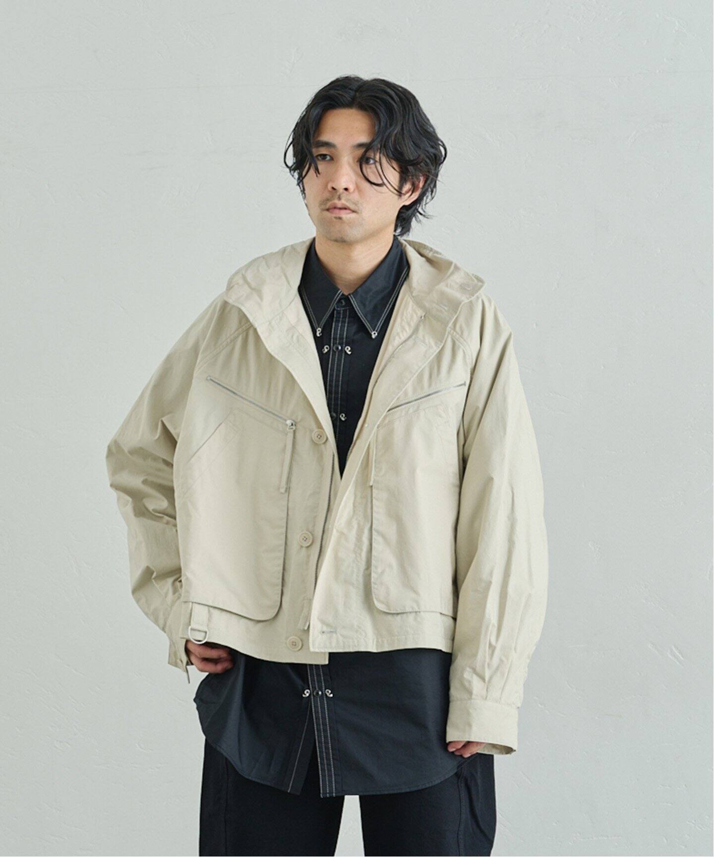 Lemaire トープジャケット ルメール LEMAIRE ベルト付きジャケット ウールジャージー