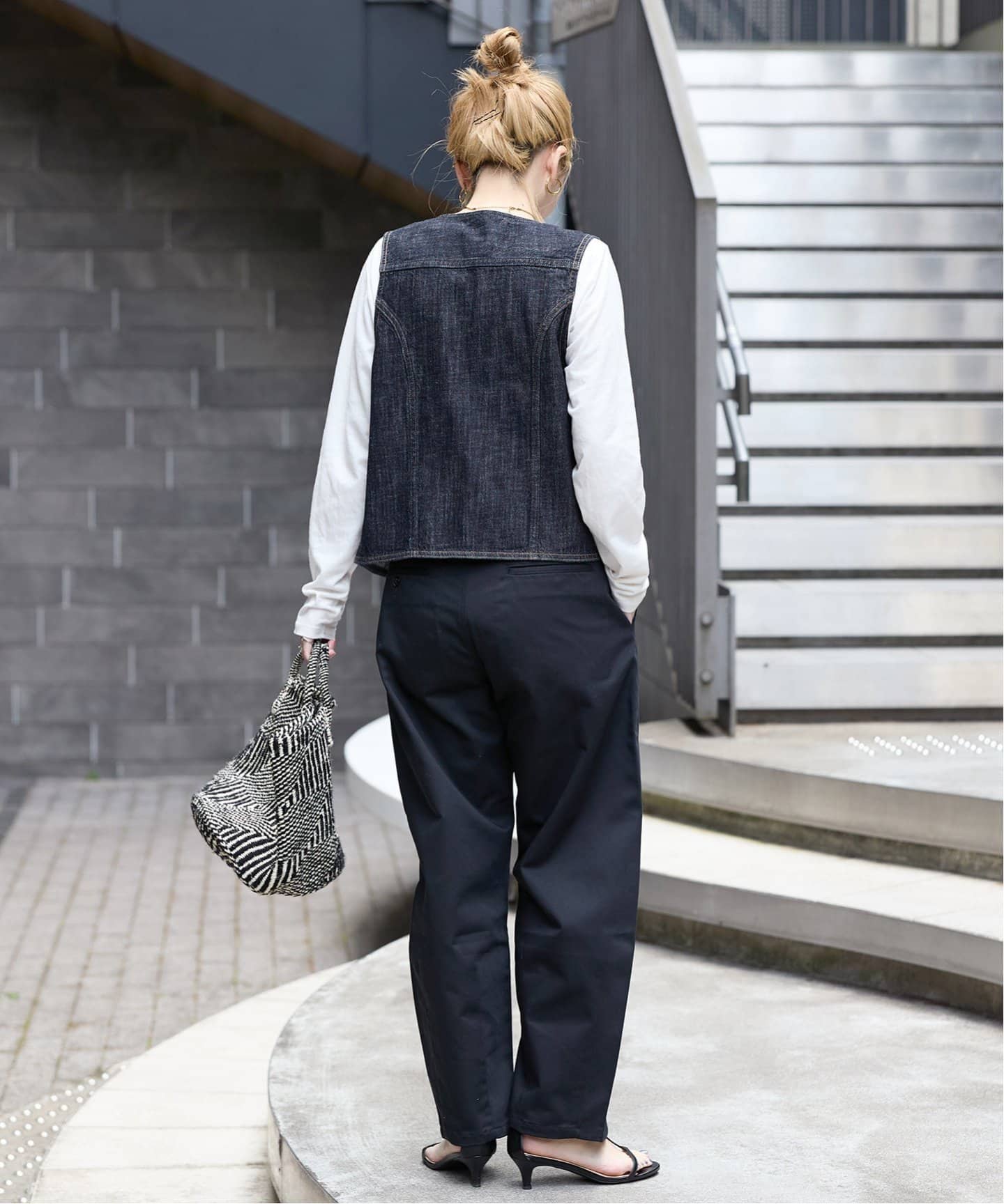 DU JOUR/デュ ジュール RIDING JEAN VEST（ベスト）｜B.C STOCK