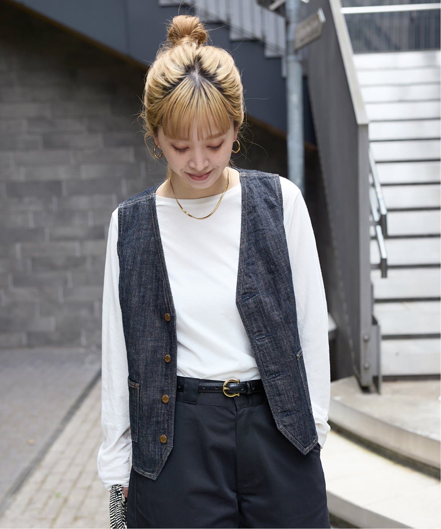 DU JOUR/デュ ジュール RIDING JEAN VEST（ベスト）｜B.C STOCK（ベー
