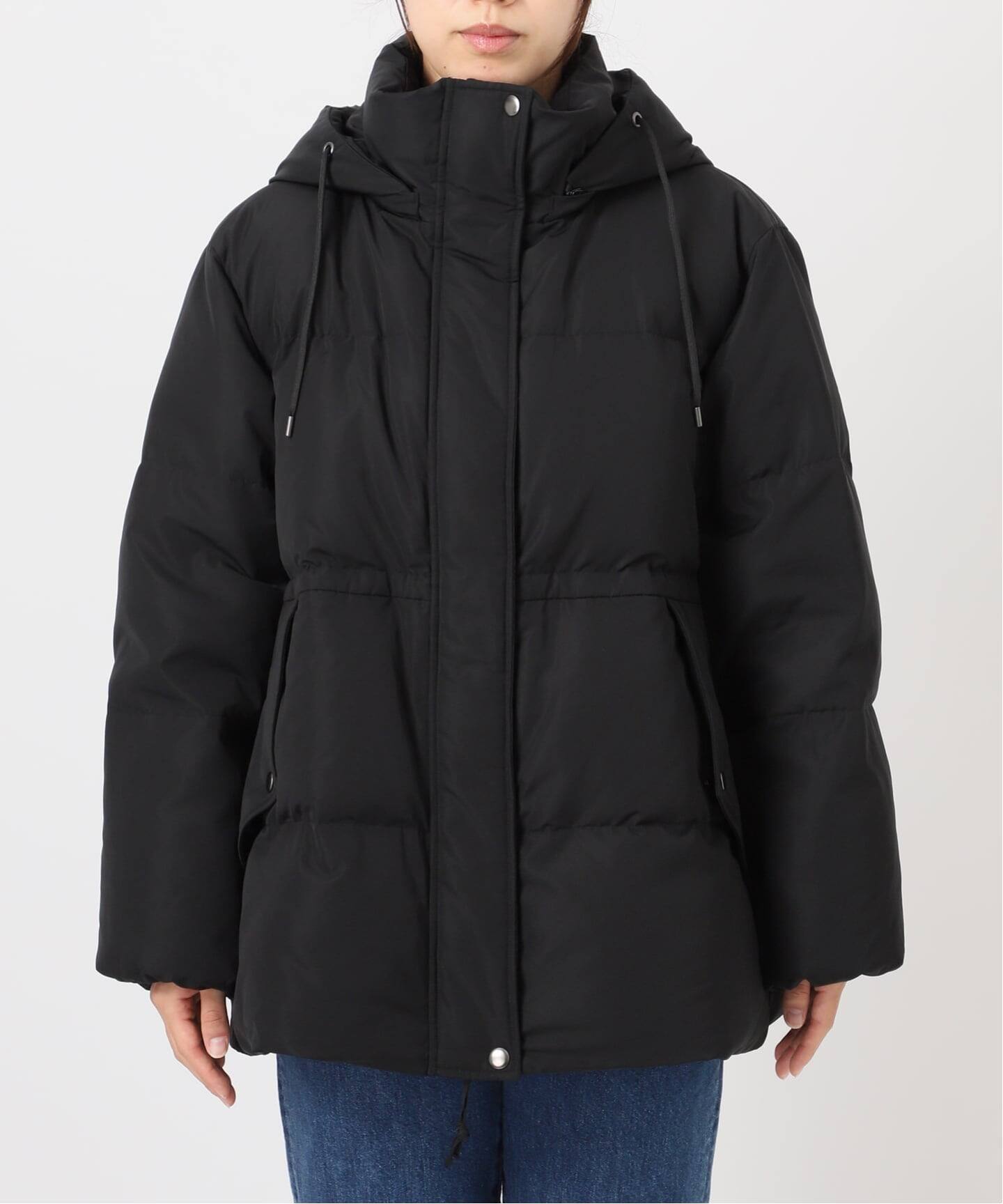 撥水 / 撥油 / フラッフィーフーディミトンダウン（ダウンジャケット