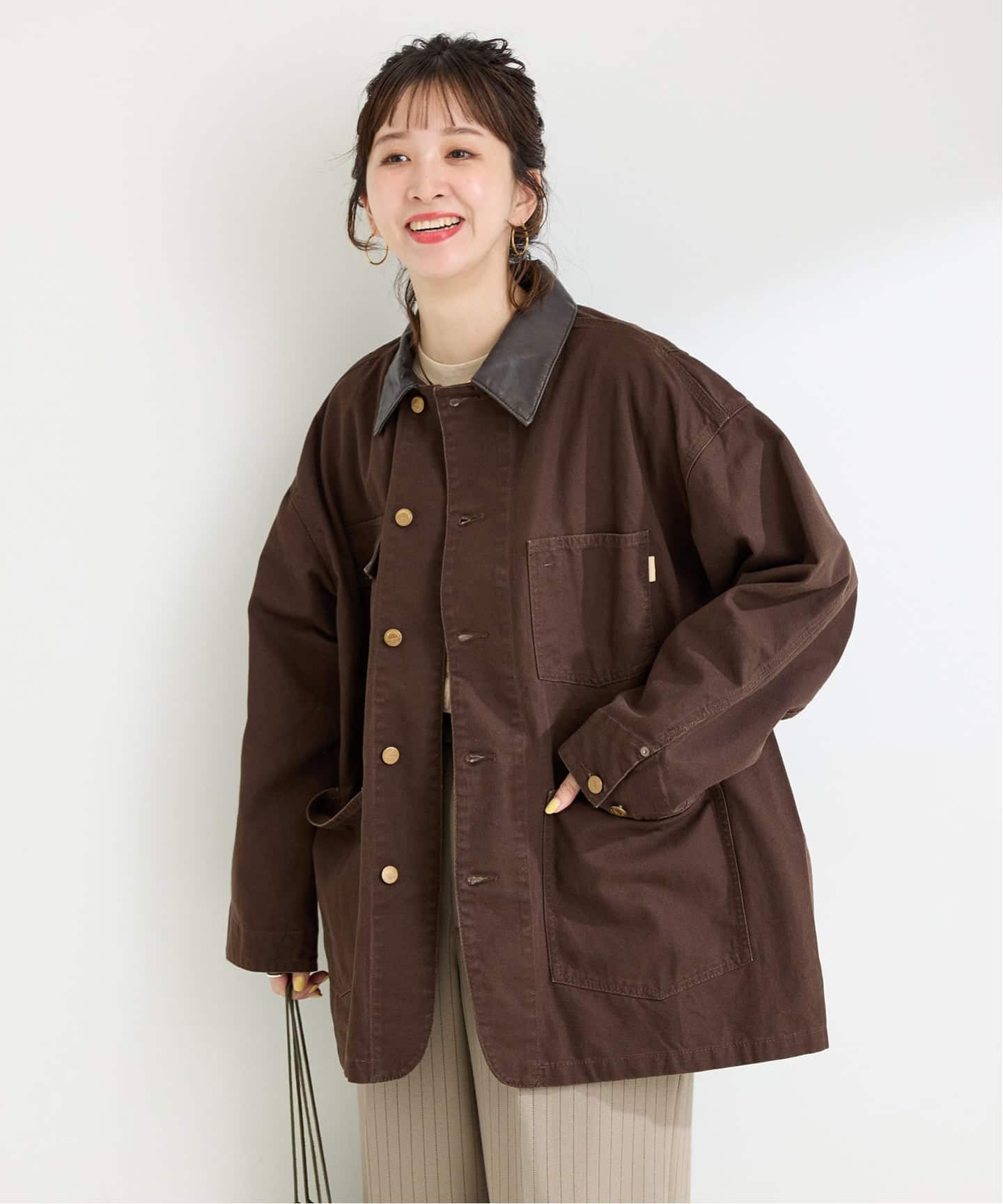 人気完売‼︎【新品】DU JOURデュジュールJEANCOVERALL ジャケット ウォッシャブル / DU JOUR/デュ ジュール NEW JEAN COVERALL
