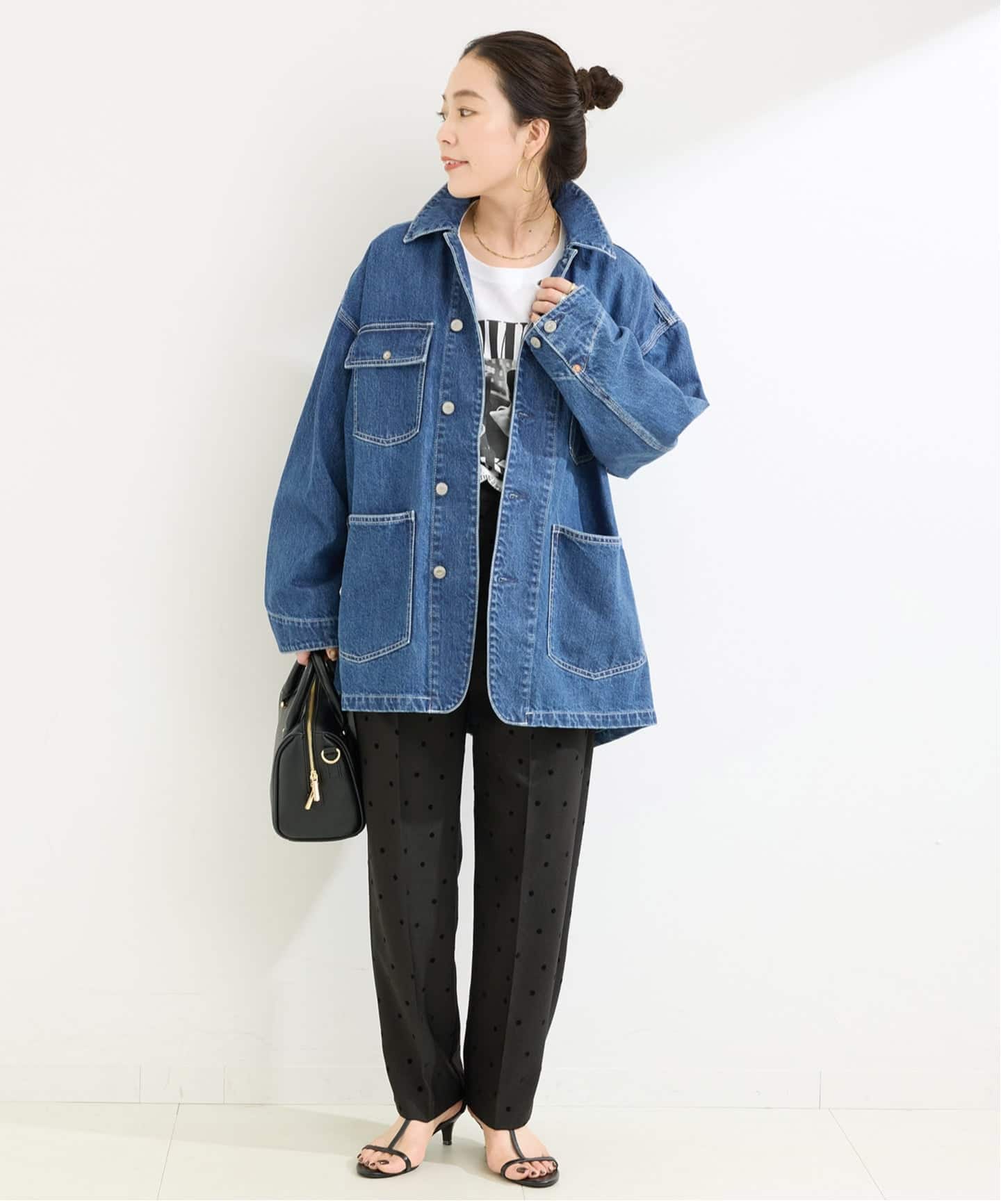 ウォッシャブル / DU JOUR/デュ ジュール NEW JEAN COVERALL2