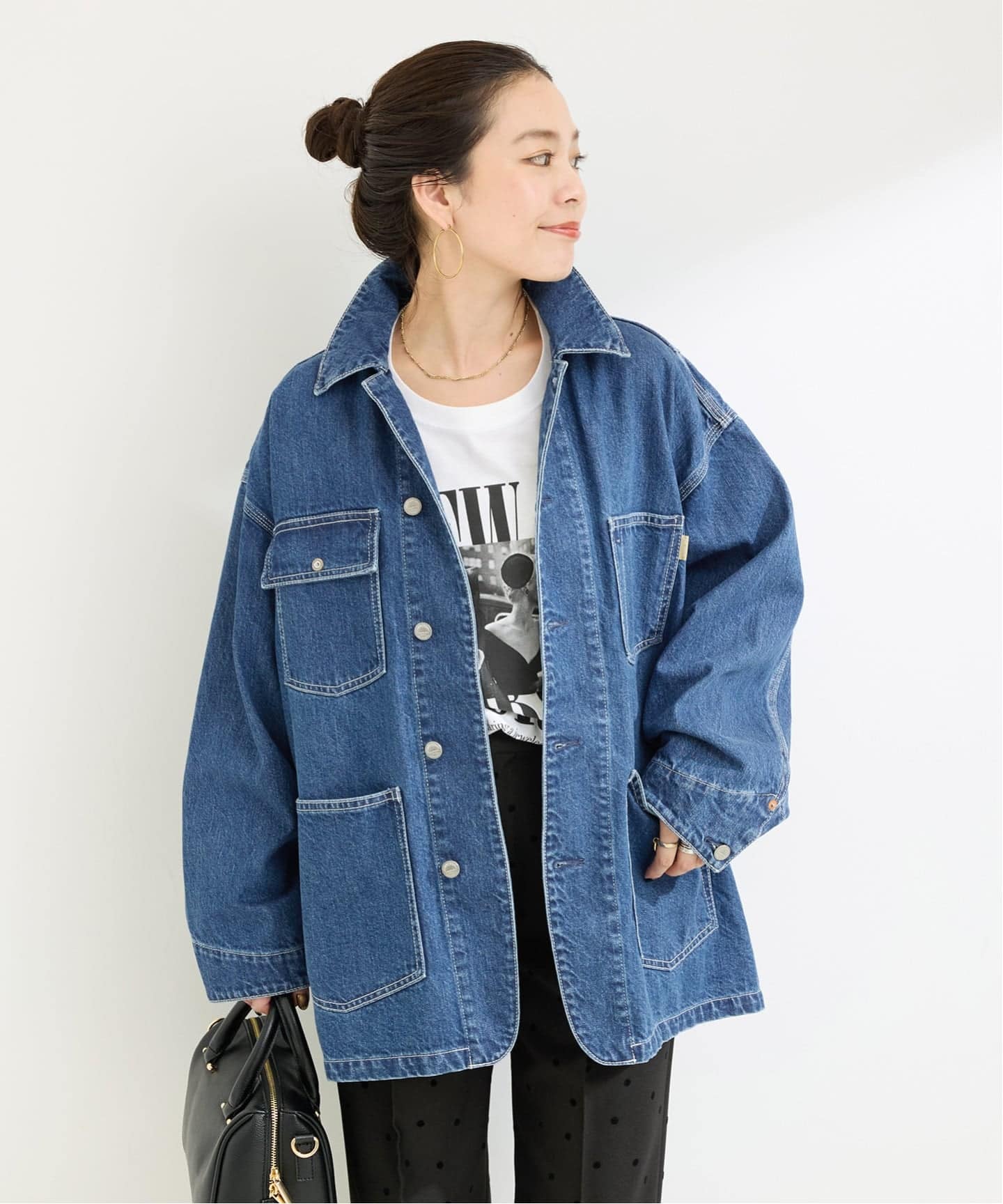 ウォッシャブル / DU JOUR/デュ ジュール NEW JEAN COVERALL2