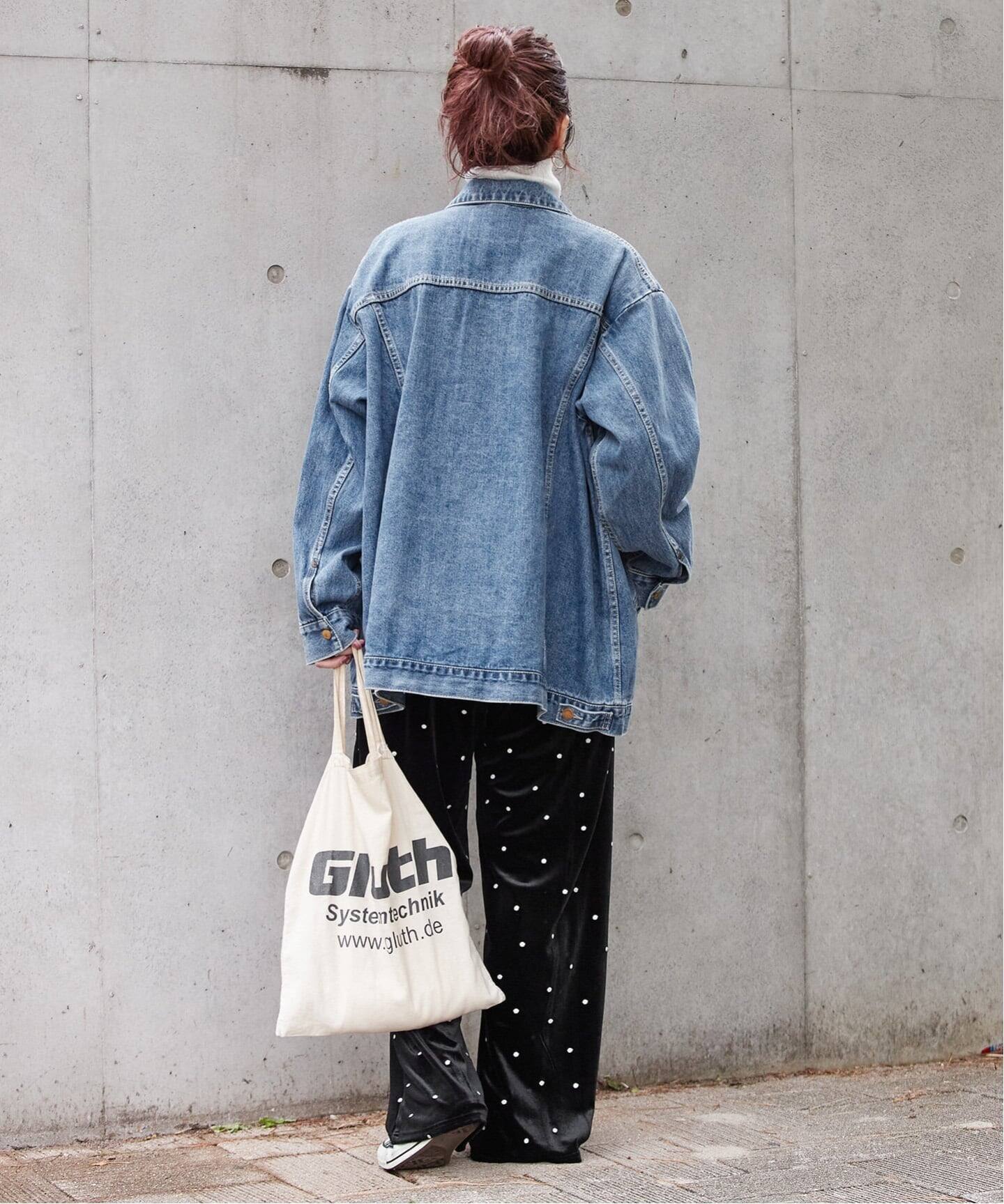 追加》ウォッシャブル / DU JOUR/デュ ジュール RIDING JEAN JACKET 