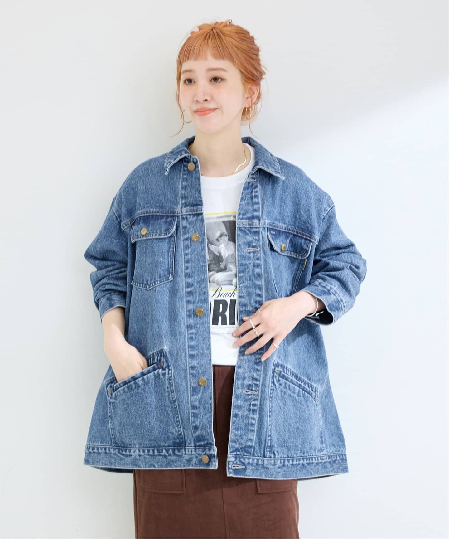 追加》ウォッシャブル / DU JOUR/デュ ジュール RIDING JEAN