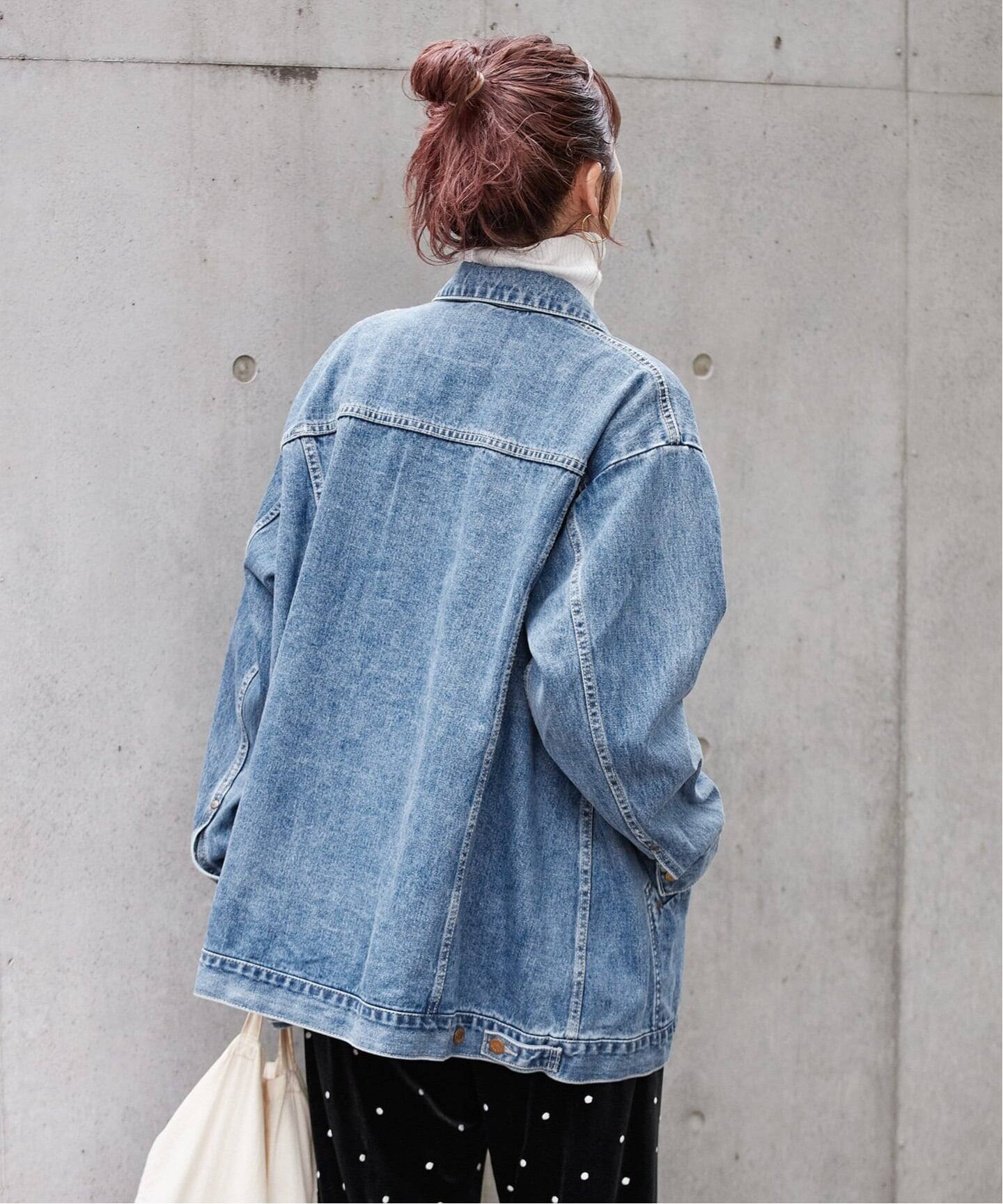 追加》ウォッシャブル / DU JOUR/デュ ジュール RIDING JEAN JACKET 