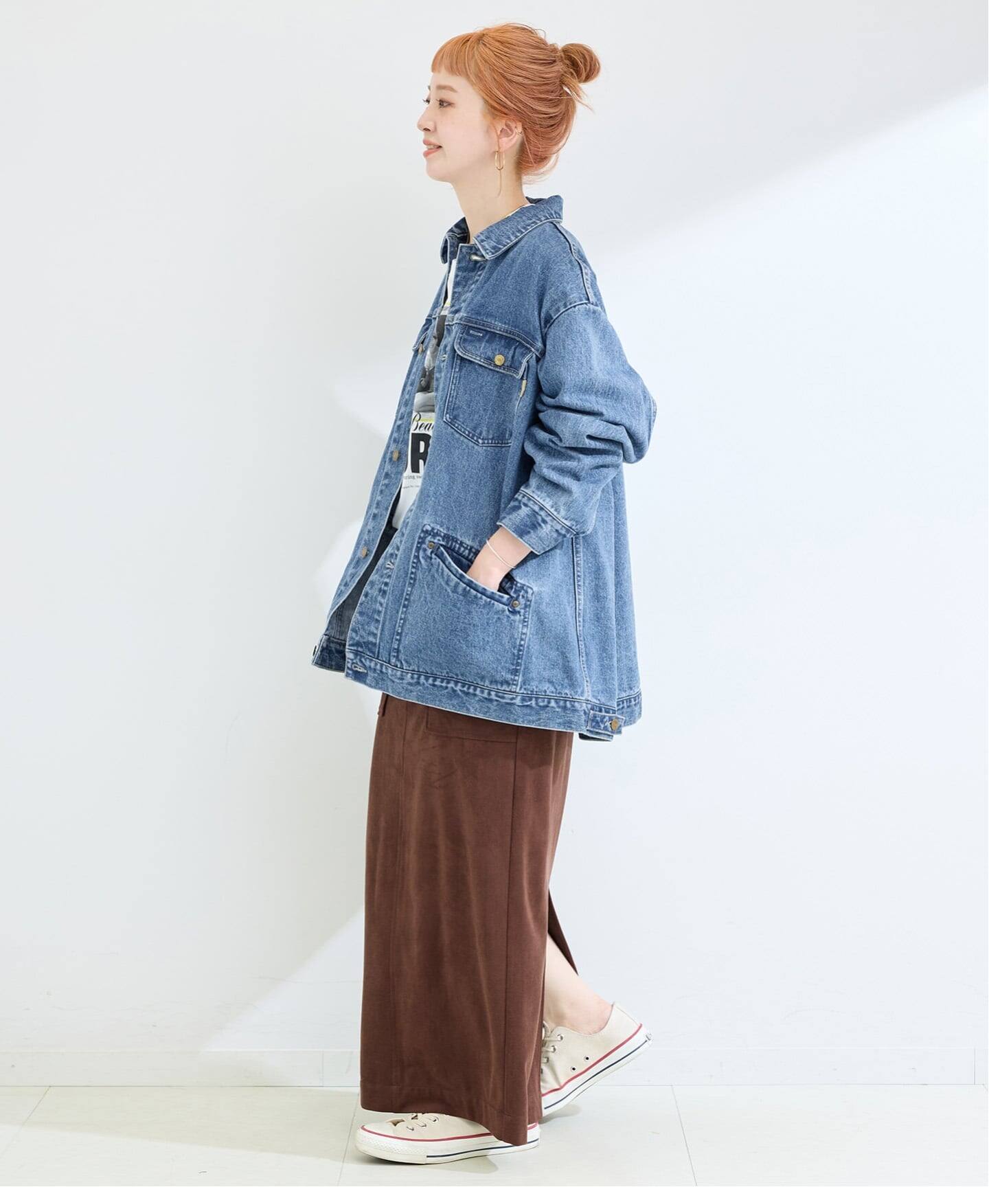 追加》ウォッシャブル / DU JOUR/デュ ジュール RIDING JEAN JACKET 