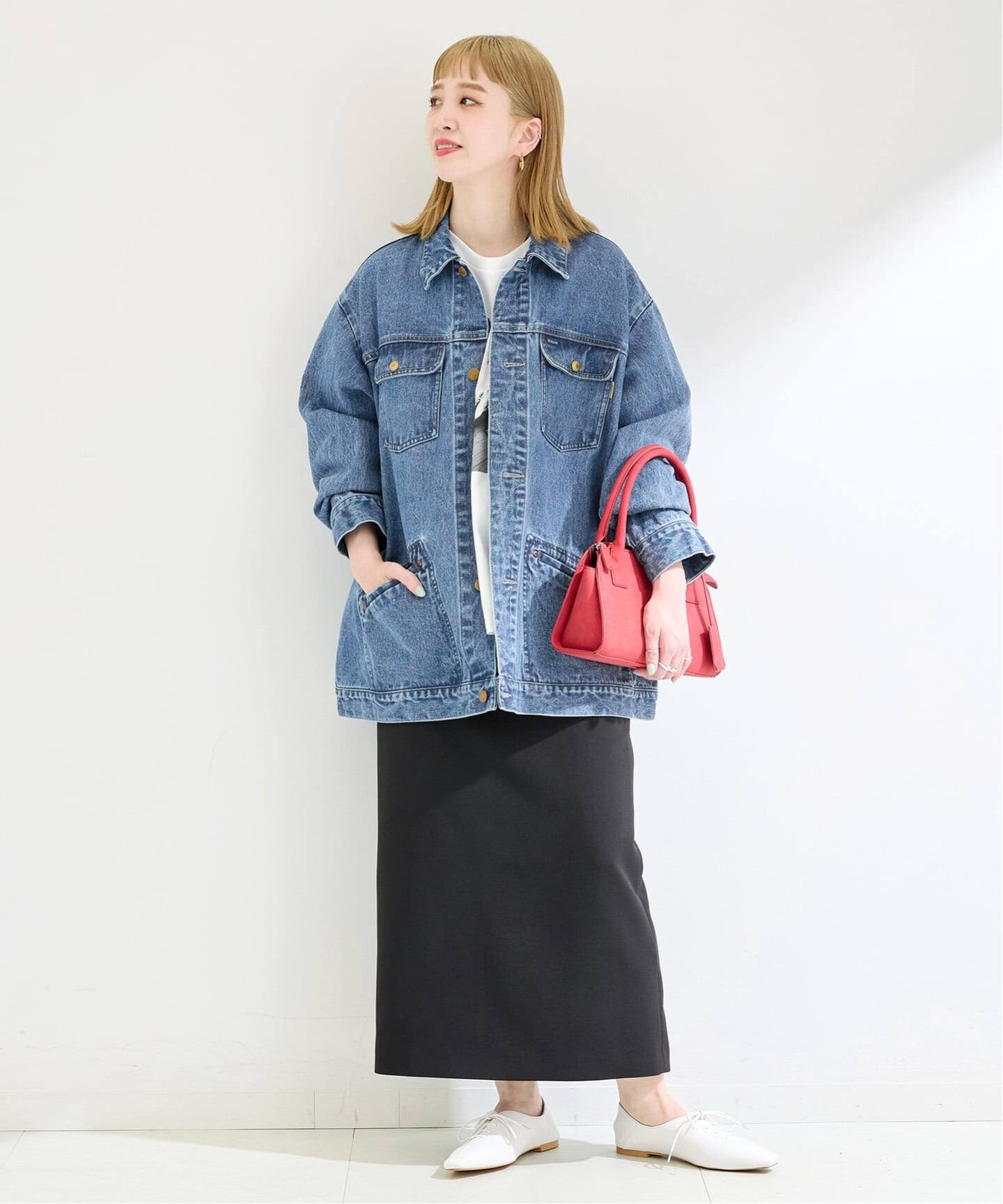 追加》ウォッシャブル / DU JOUR/デュ ジュール RIDING JEAN JACKET 