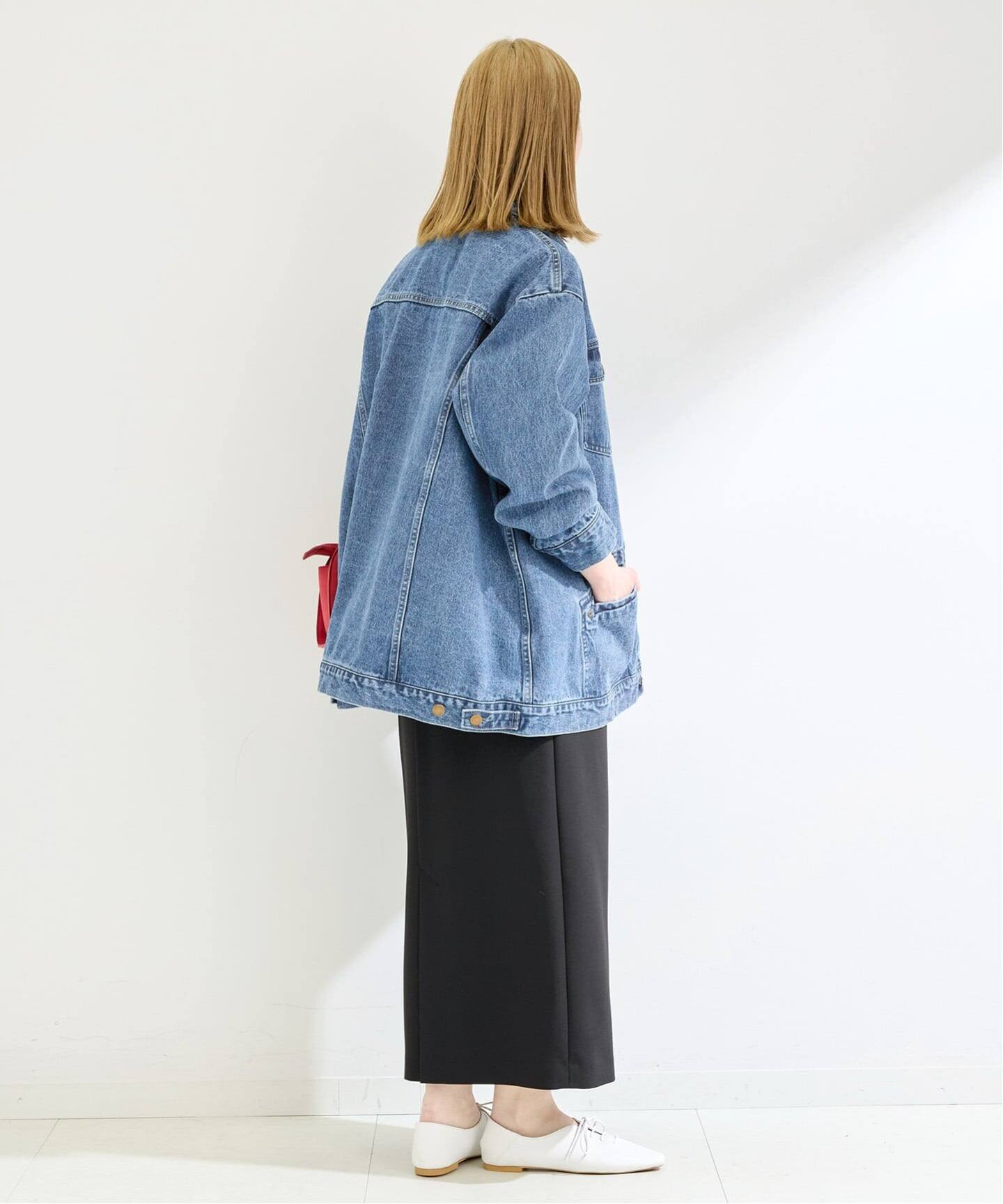 追加》ウォッシャブル / DU JOUR/デュ ジュール RIDING JEAN JACKET