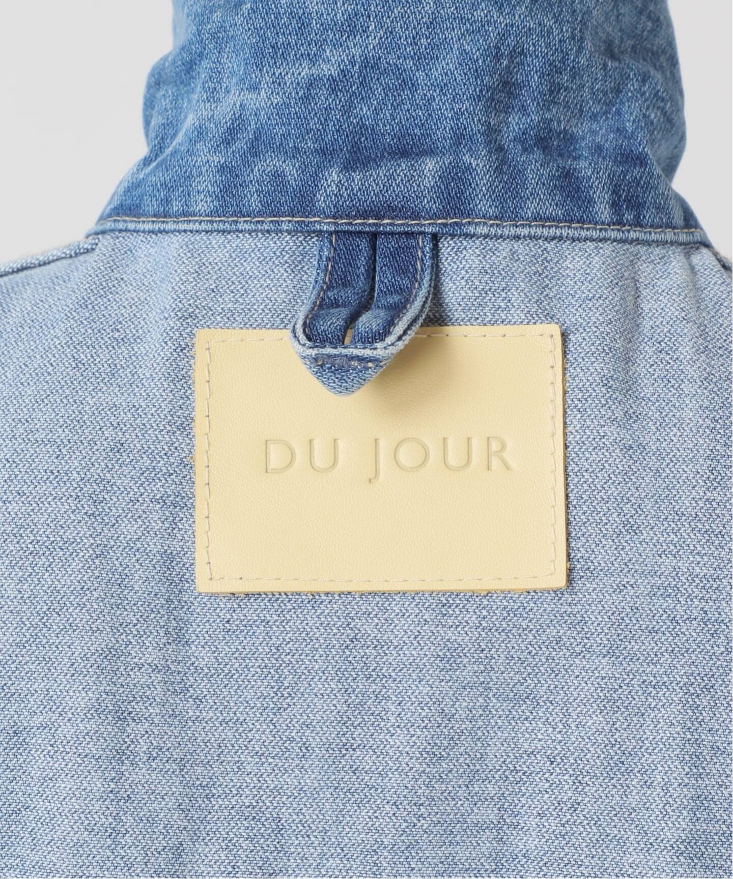 追加》ウォッシャブル / DU JOUR/デュ ジュール RIDING JEAN JACKET 