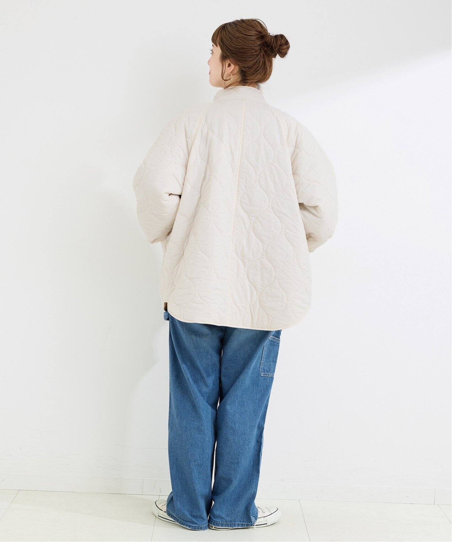 ウォッシャブル / キルティングリバーシブルブルゾン（その他ブルゾン