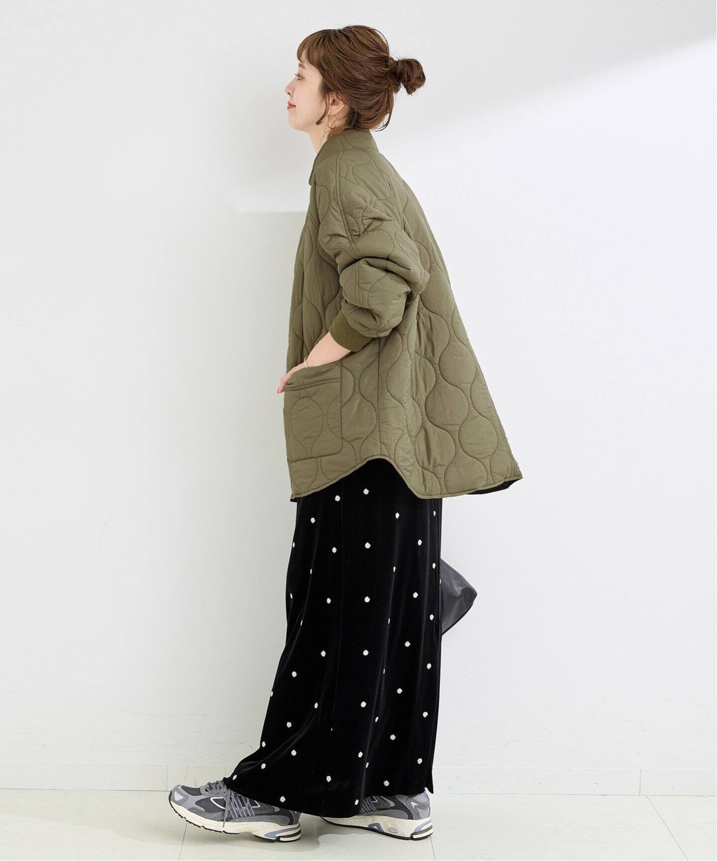 【新品タグ付き】ウォッシャブルキルティング リバーシブルブルゾン ウォッシャブル / キルティングリバーシブルブルゾン（その他ブルゾン