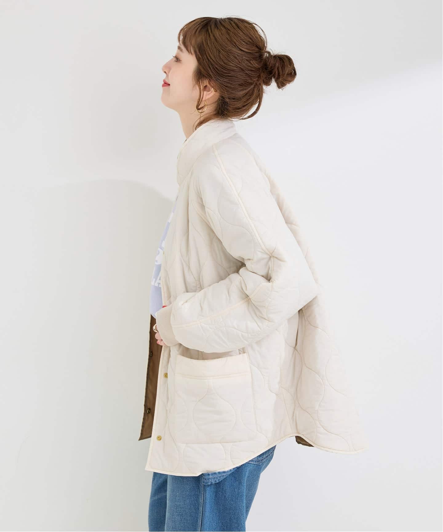 追加2》ウォッシャブル / キルティングリバーシブルブルゾン（その他