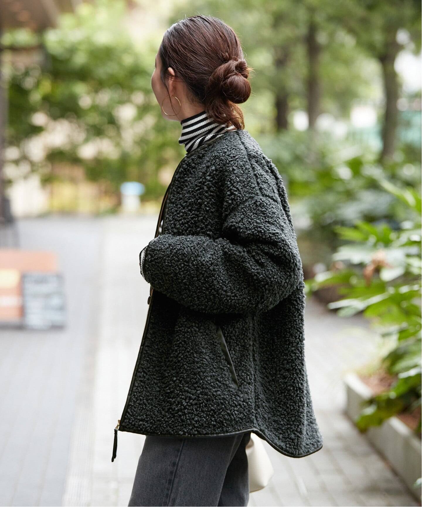 追加3》ボアパイピングブルゾン（その他ブルゾン／アウター）｜B.C