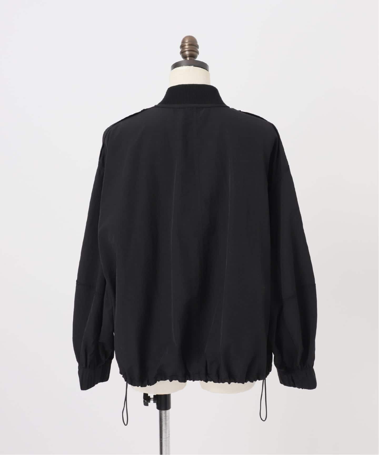 ベーセーストック　B.C STOCK リブカラーブルゾン　完売品　ブラック　美品 リブカラーブルゾン（その他ブルゾン／アウター）｜B.C STOCK（ベー