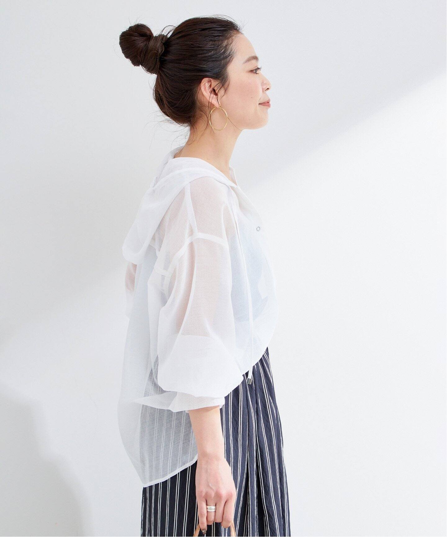 blancvert ホワイトシアーブルゾン blancvert ホワイトシアーブルゾン blancvert ホワイトシアーブルゾン