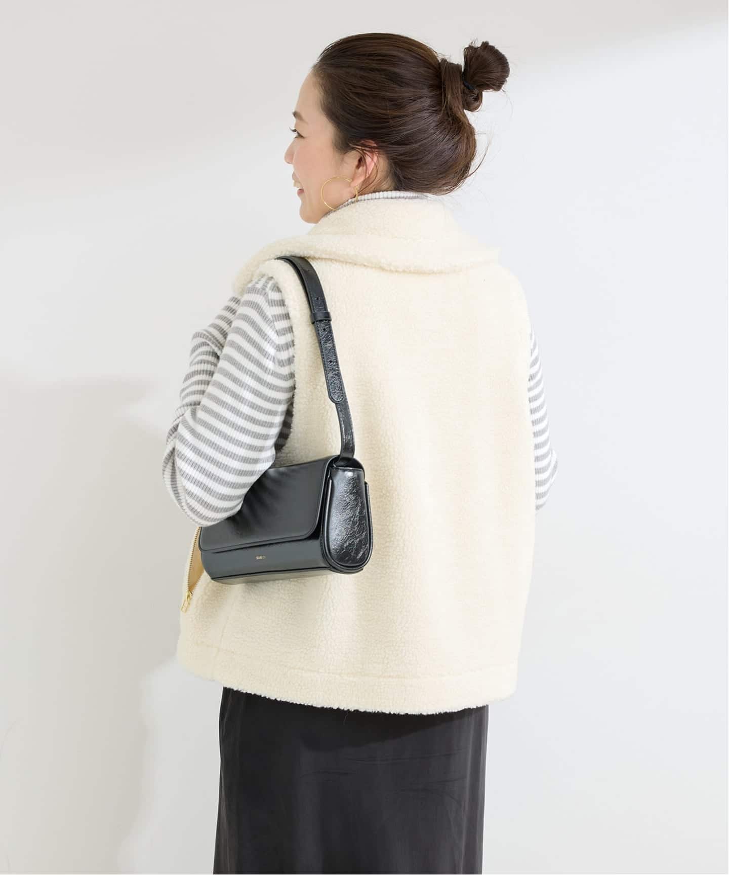 WEB＋一部店舗限定】手洗い可 / ボアライダースベスト（ベスト）｜B.C