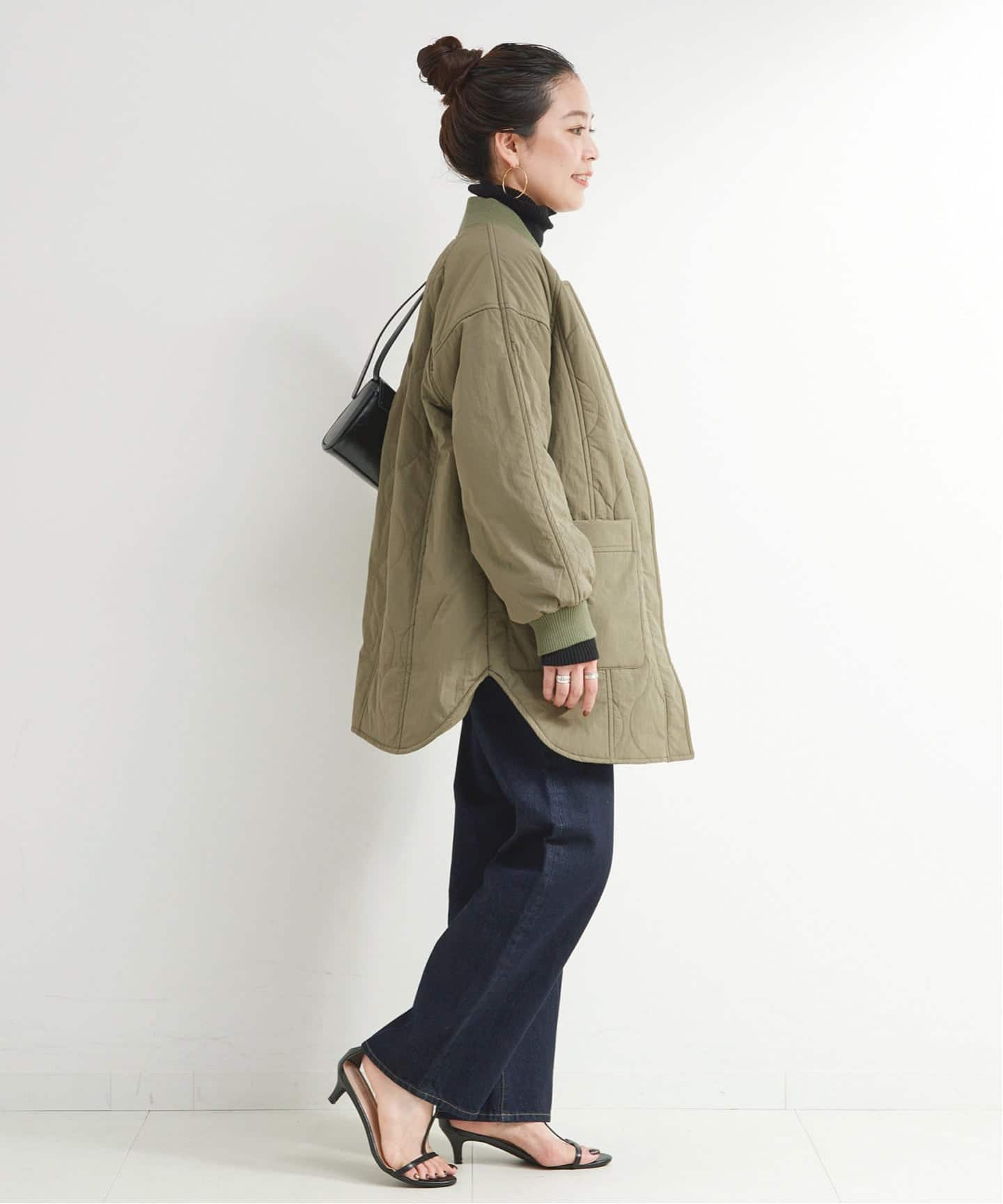 追加4》保温 / リブ付き中綿ブルゾン(中綿・キルティング)|B.C 追加4》保温 / リブ付き中綿ブルゾン(中綿・キルティング)|B.C