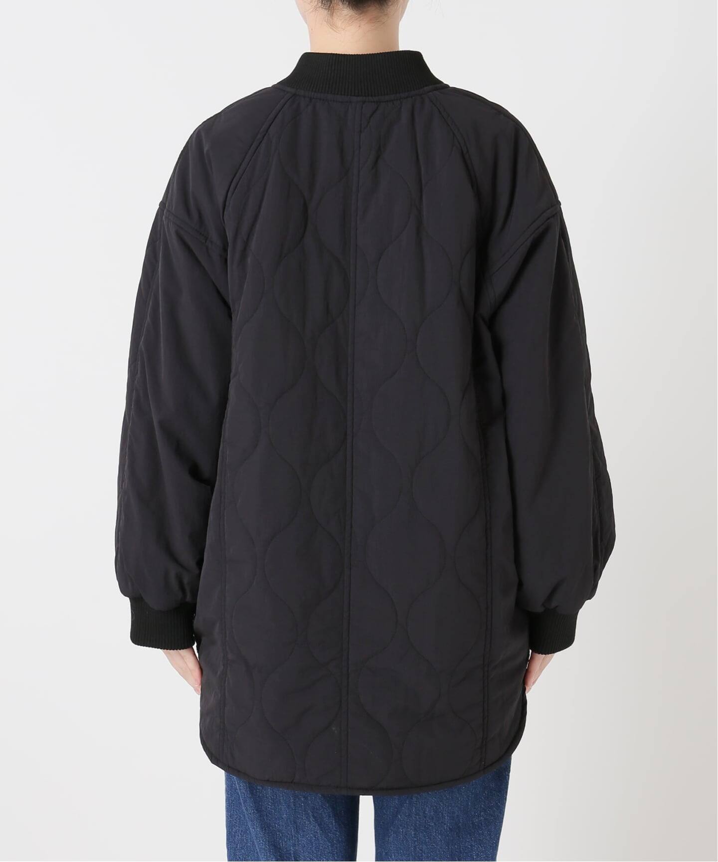 追加4》保温 / リブ付き中綿ブルゾン（中綿・キルティング）｜B.C