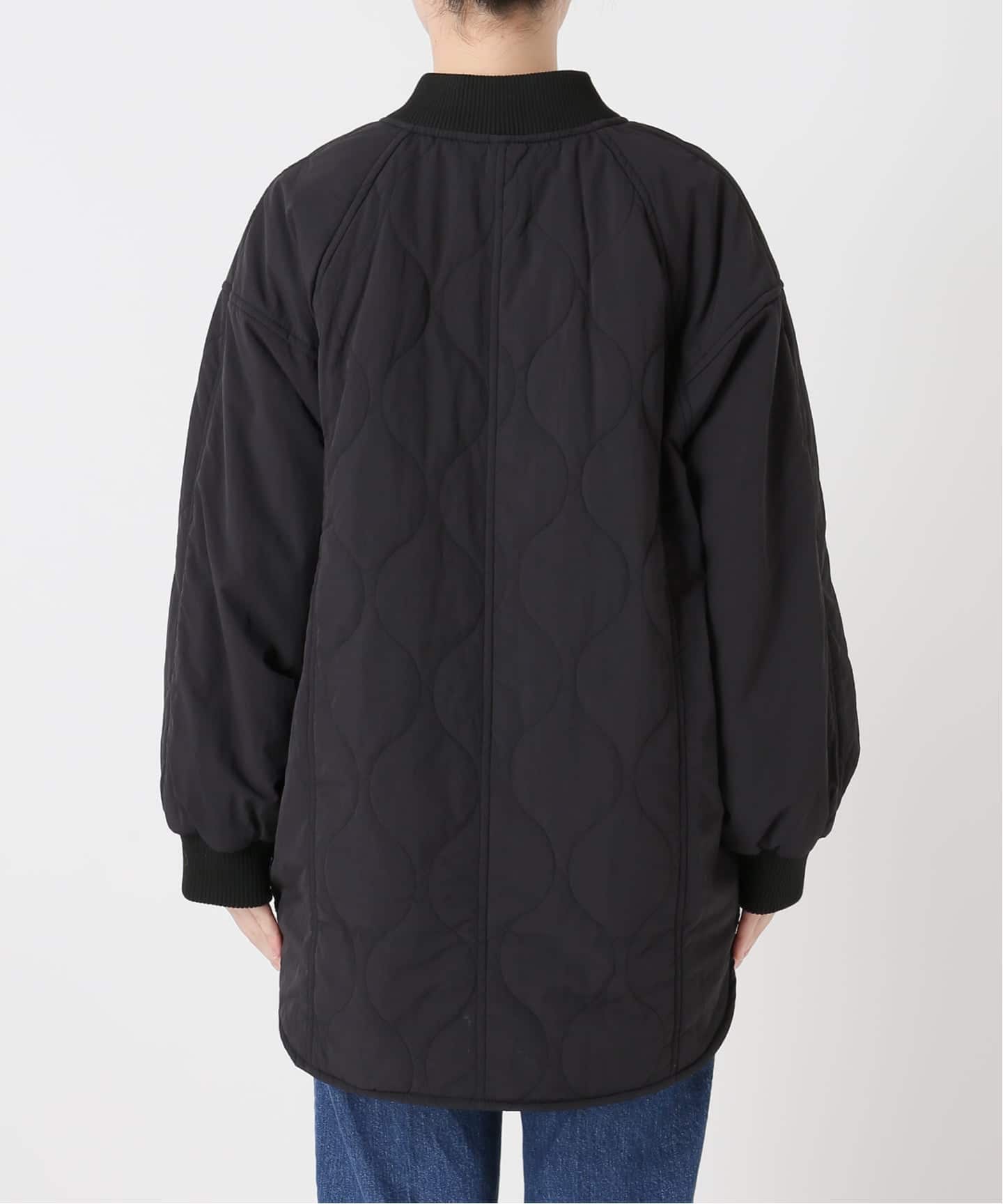 追加5》保温 / リブ付き中綿ブルゾン（中綿・キルティング）｜B.C