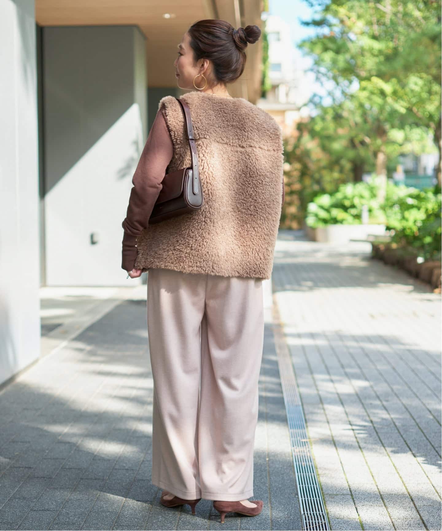 ムートンライクリバーシブルベスト2（ベスト）｜B.C STOCK（ベーセー