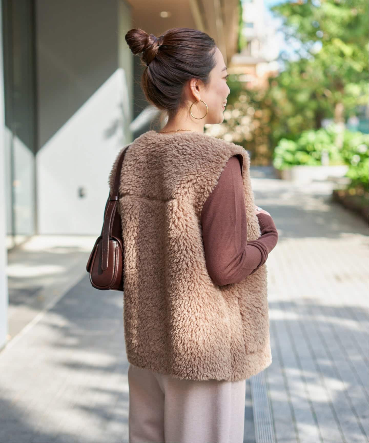 ムートンライクリバーシブルベスト2（ベスト）｜B.C STOCK（ベーセー