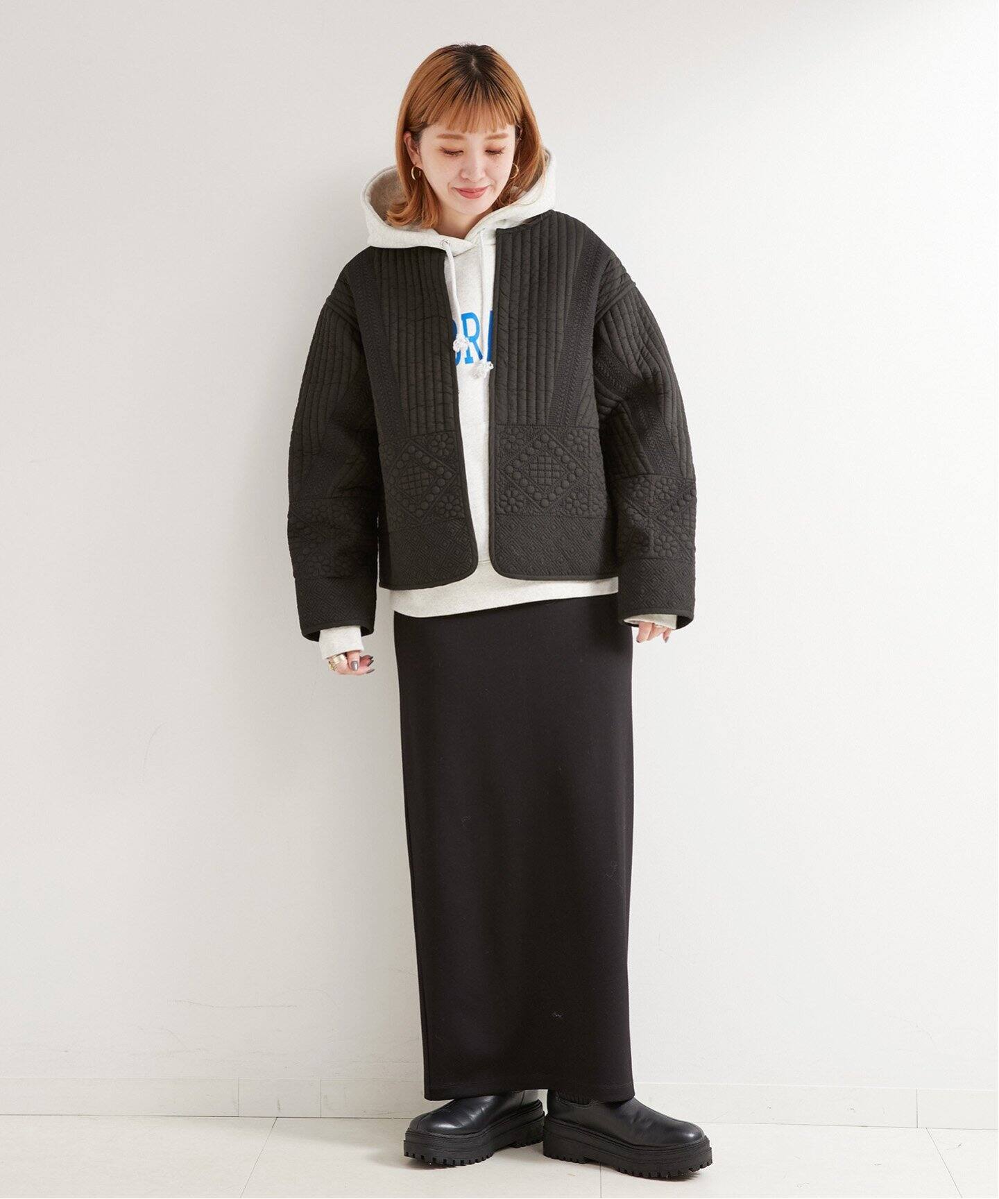 キルティング刺繍ジャケット（中綿・キルティング）｜B.C STOCK（ベー  