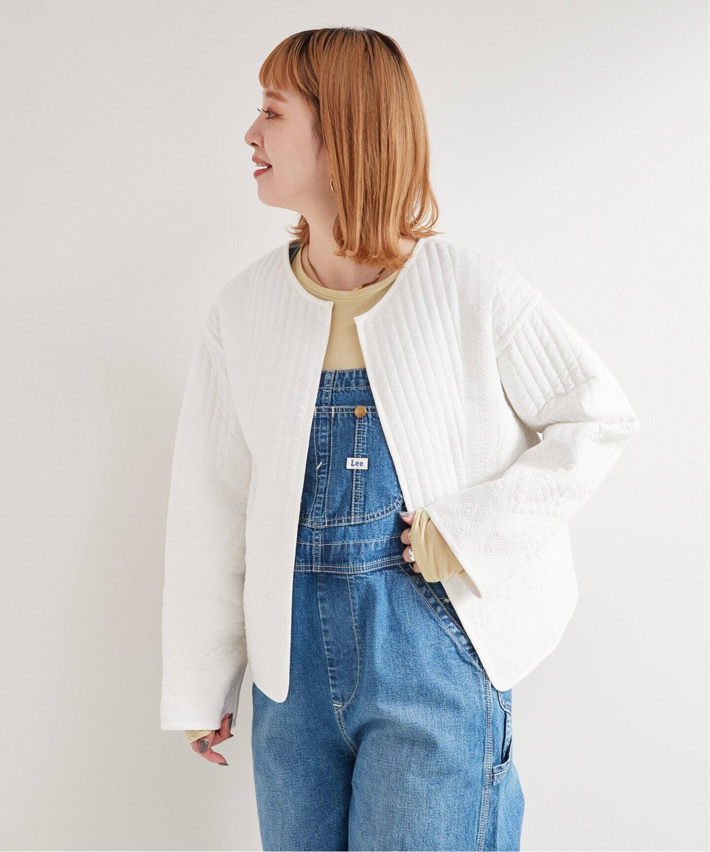 キルティング刺繍ジャケット（中綿・キルティング）｜B.C STOCK