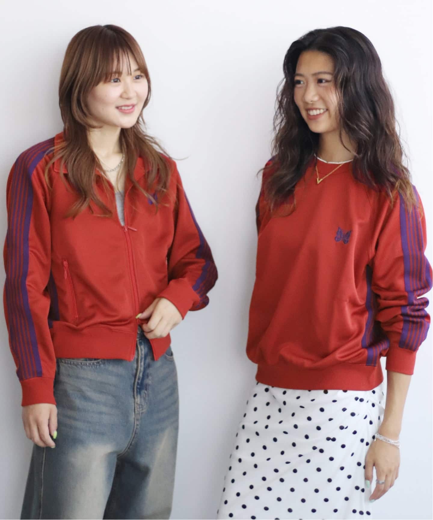 NEEDLES⭐︎ Track Jacket⭐︎ワインレッド NEEDLES⭐︎ Track Jacket⭐︎ワインレッド Needles - Striped