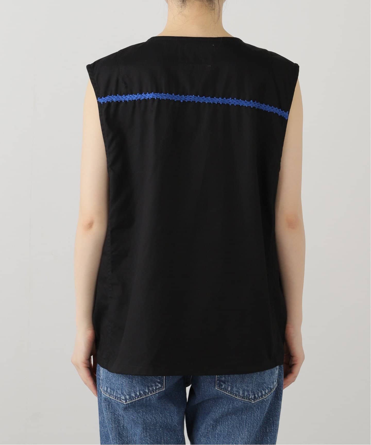 NOMARHYTHM TEXTILE】Palm Tree Hand Embroidery Vest（ベスト