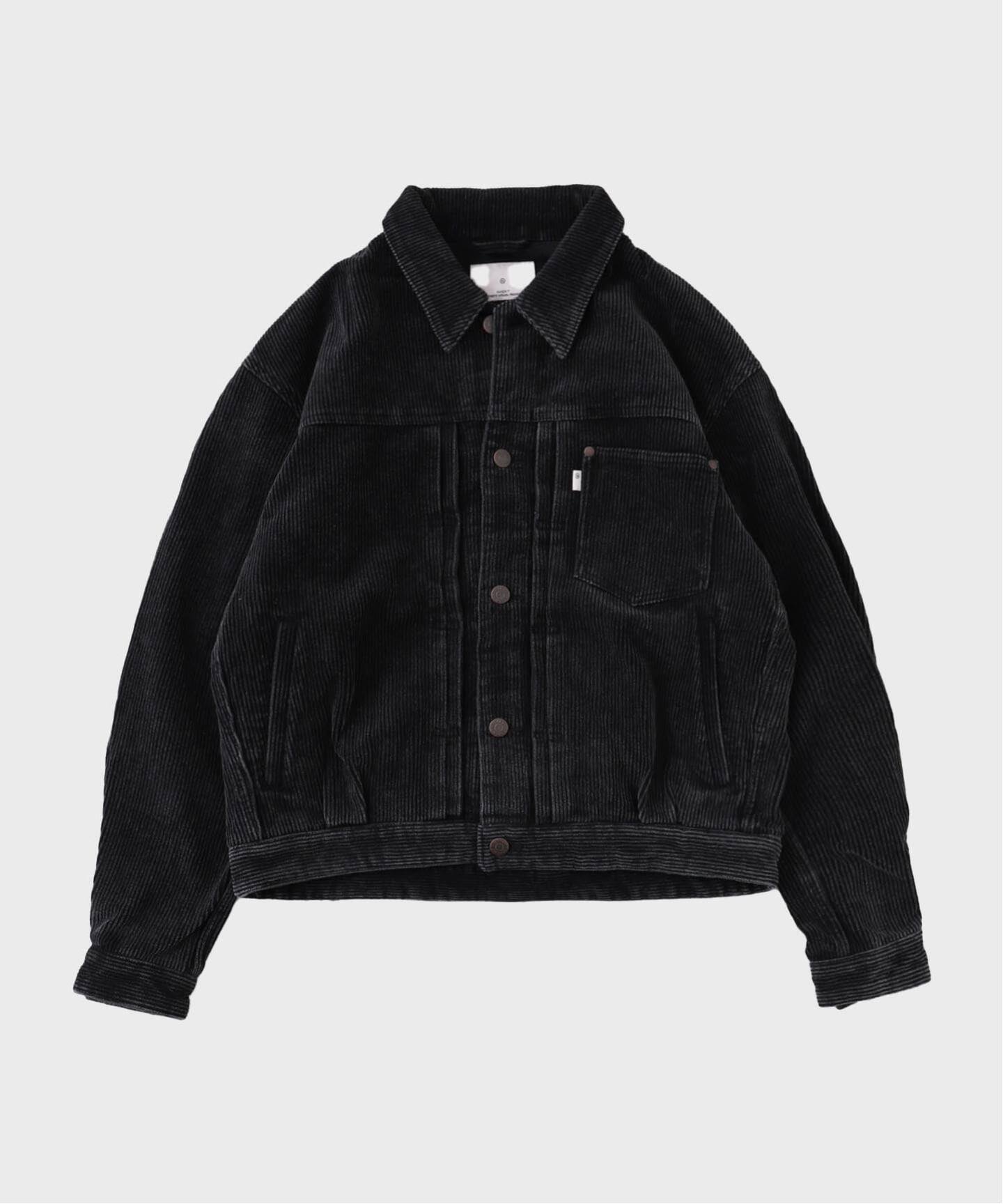 Heve クラウドブルゾン Black 黒 XXXXXSENSE / SHINY RIP TRACK JACKET｜エックスセンスの通販 - BLACK